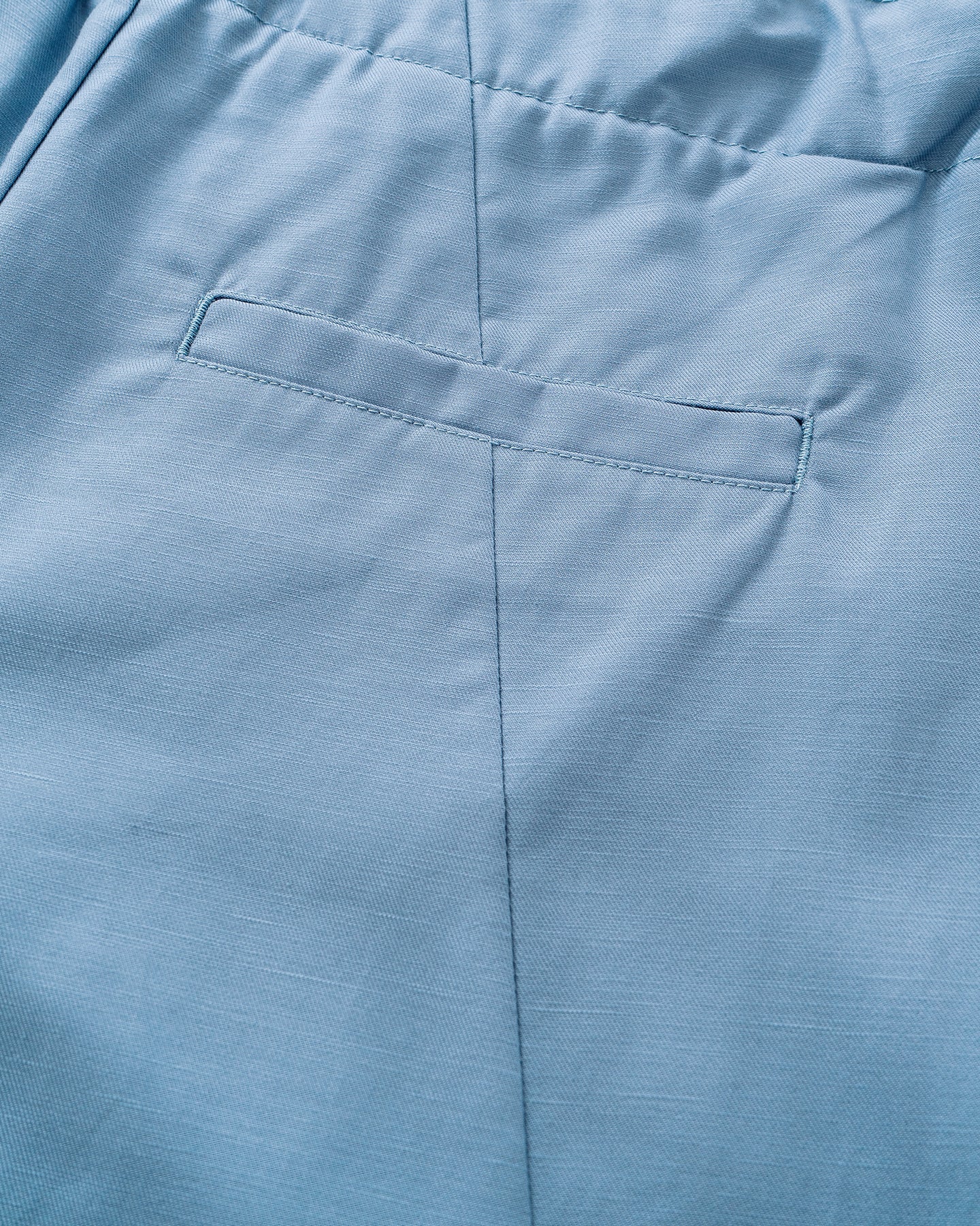 Lyocell Cotton Blend Straight Leg Pants