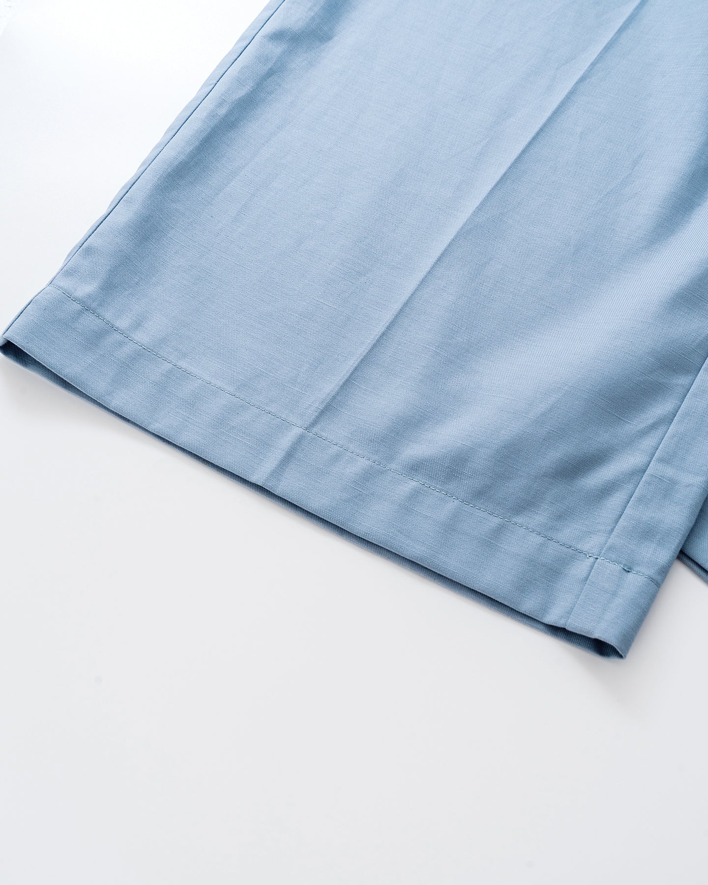 Lyocell Cotton Blend Straight Leg Pants