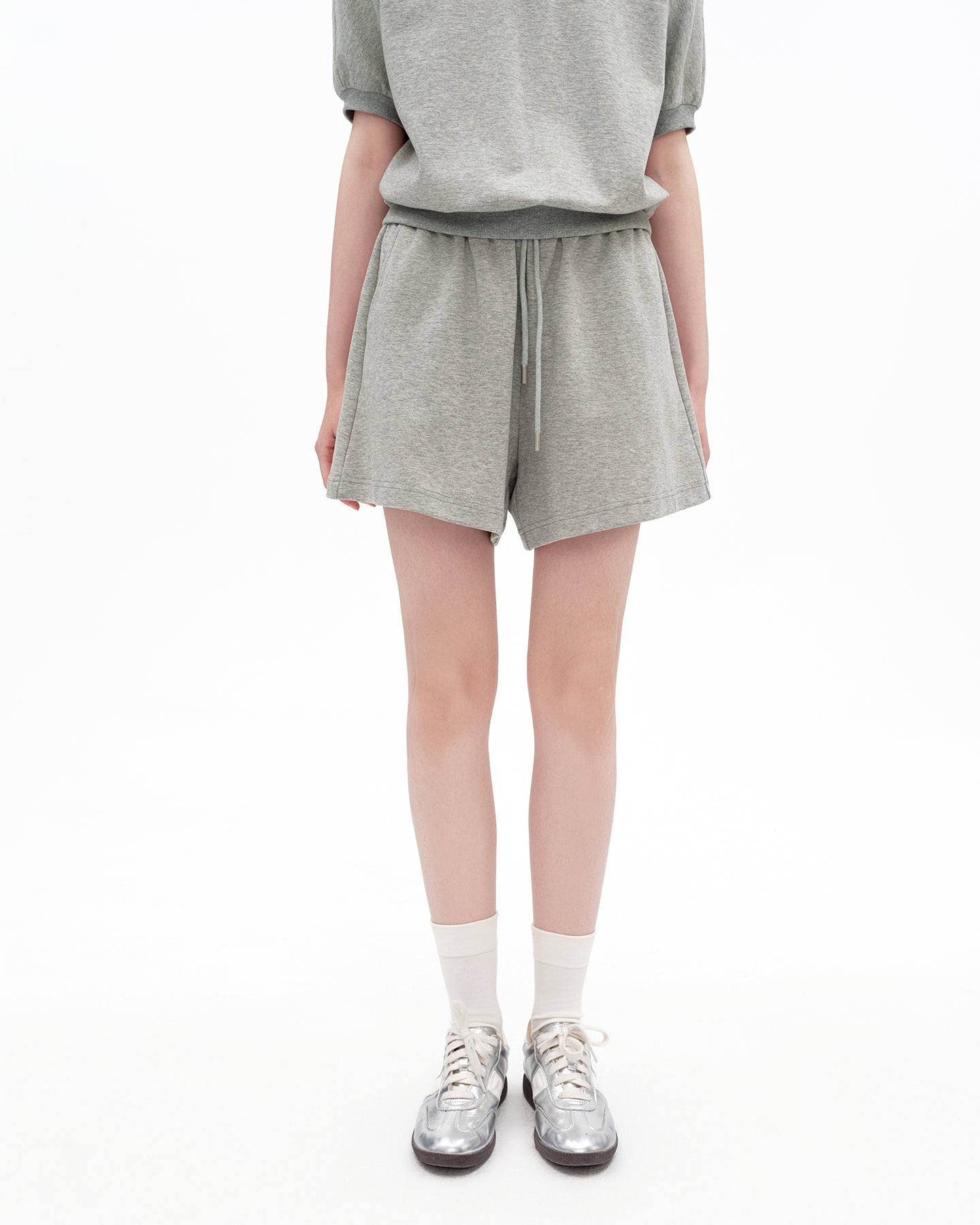 Cotton-Blend Drawstring Shorts