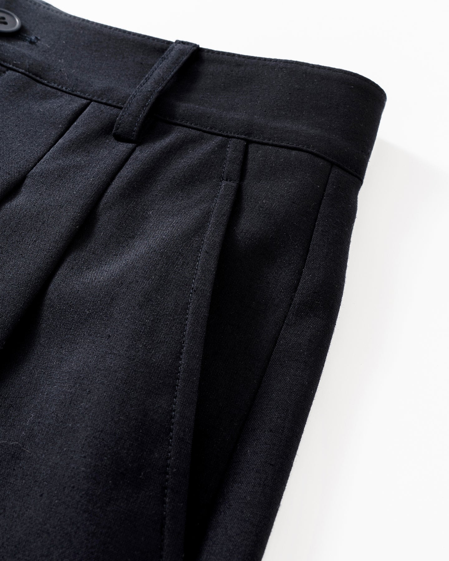 Classic Pleated Wide-Leg Casual Pants