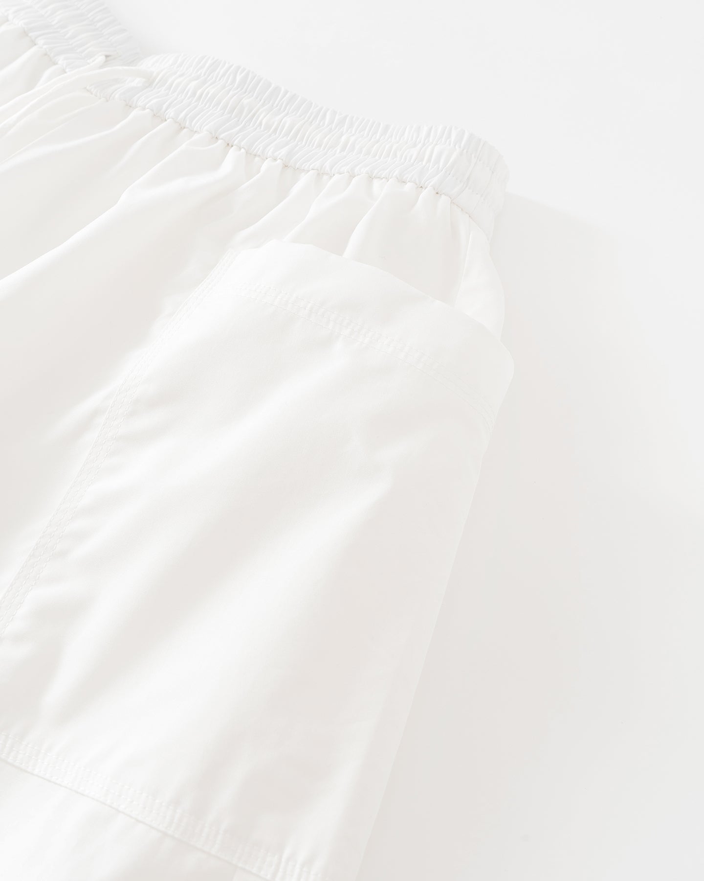 Pure Cotton Wide-Leg Pants with Elastic Waist