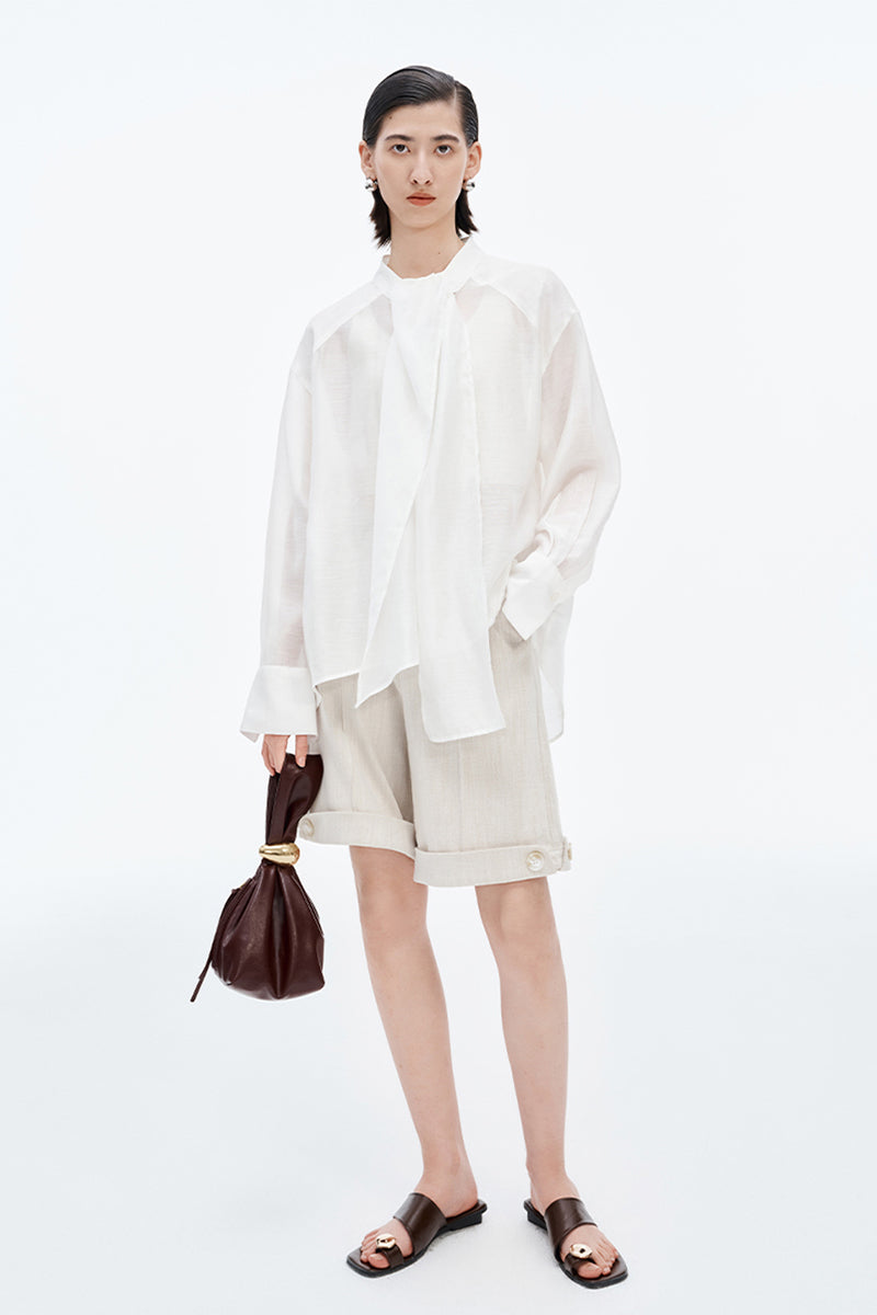 Lyocell Acetate Blended Vest For Women + Shorts