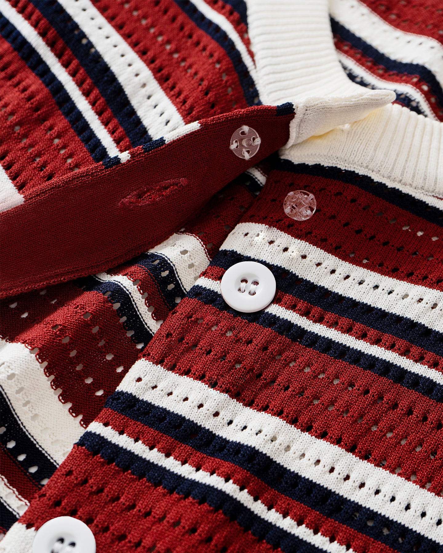 Color-blocked Striped Knit Vest