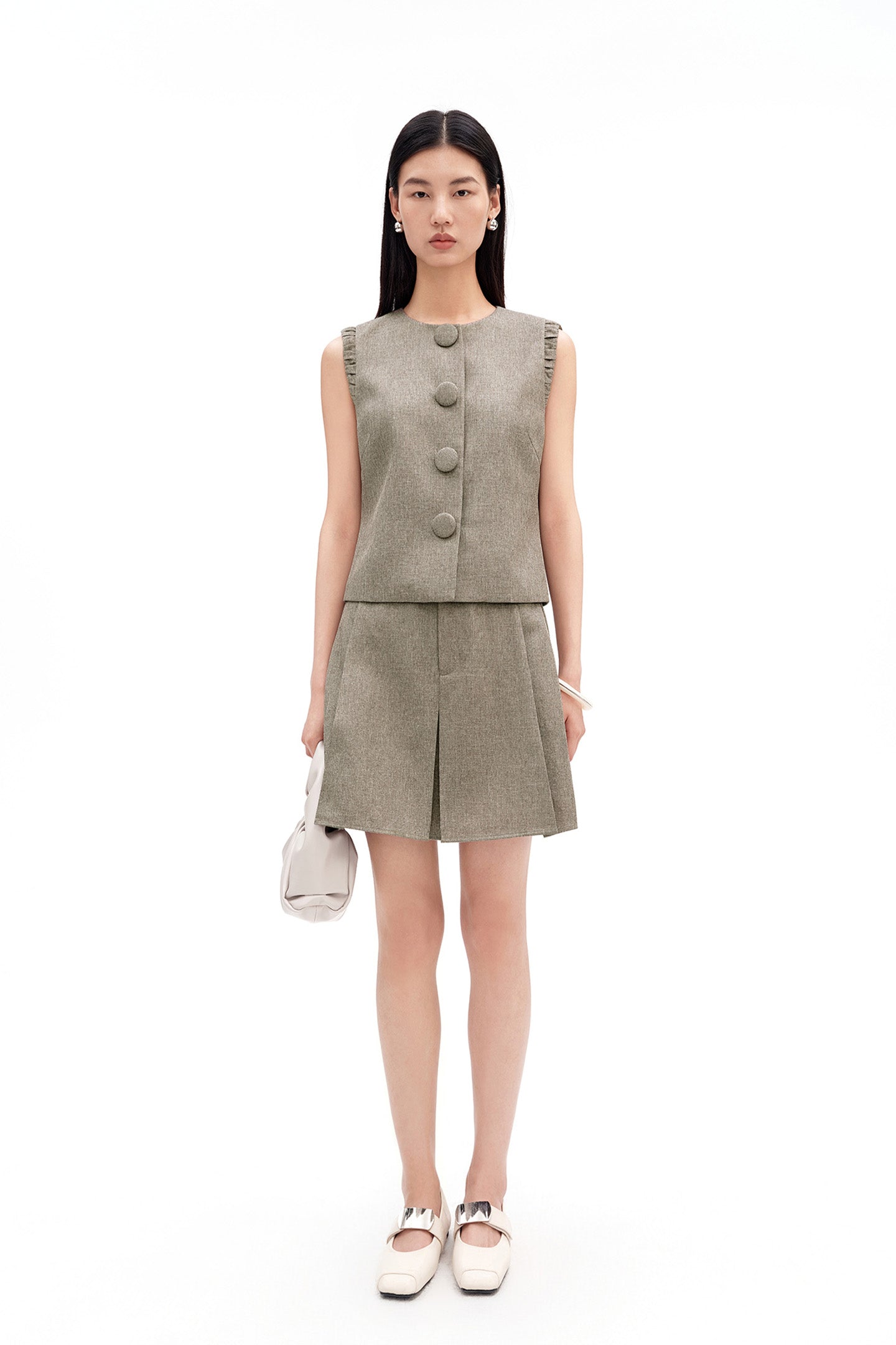 Vintage-Style Cropped Vest