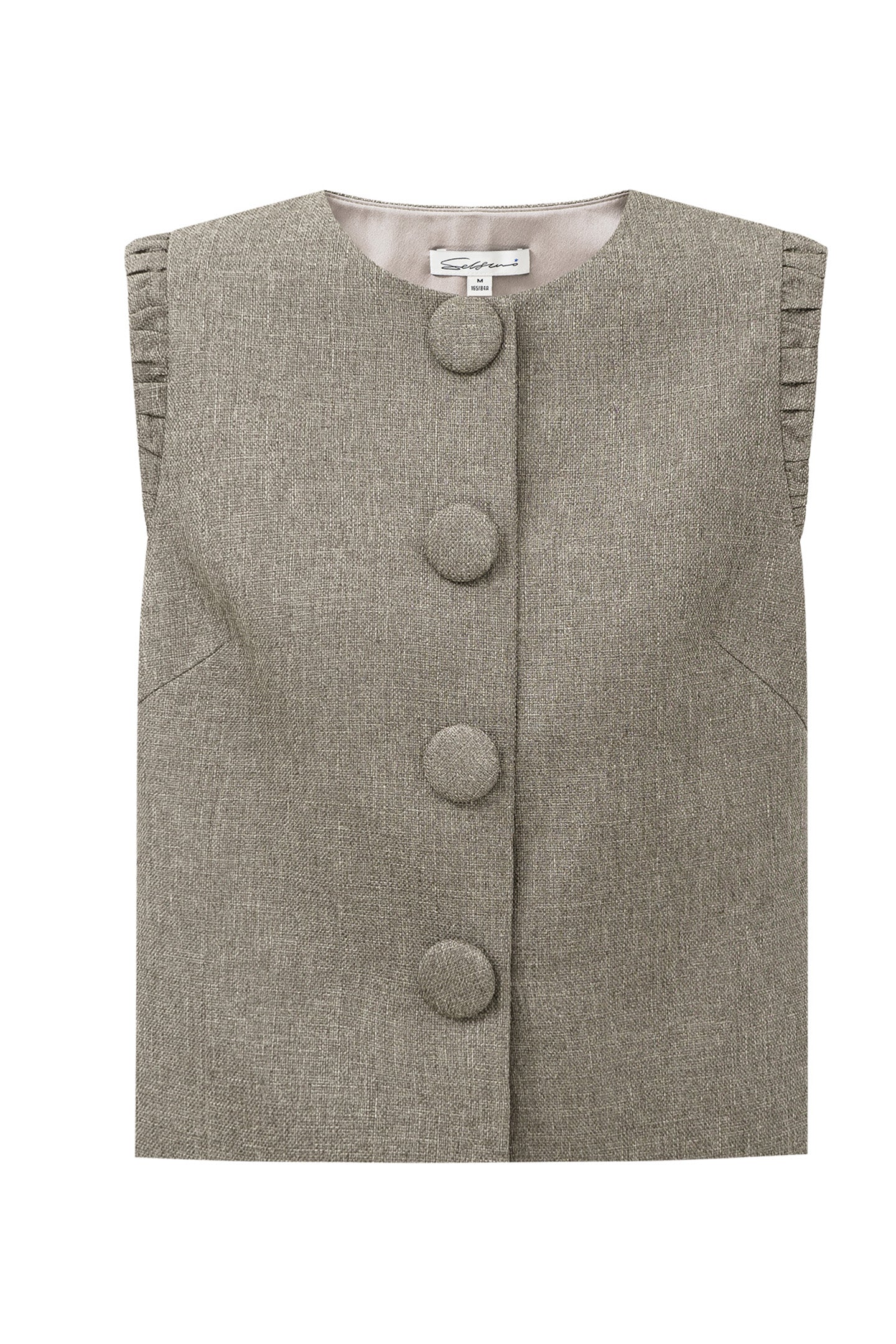 Vintage-Style Cropped Vest