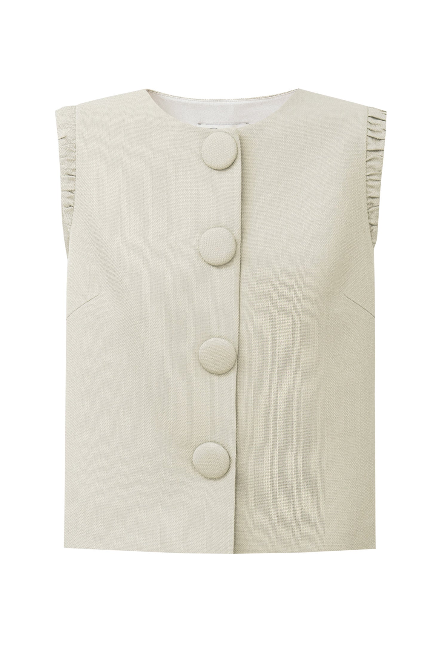 Vintage-Style Cropped Vest
