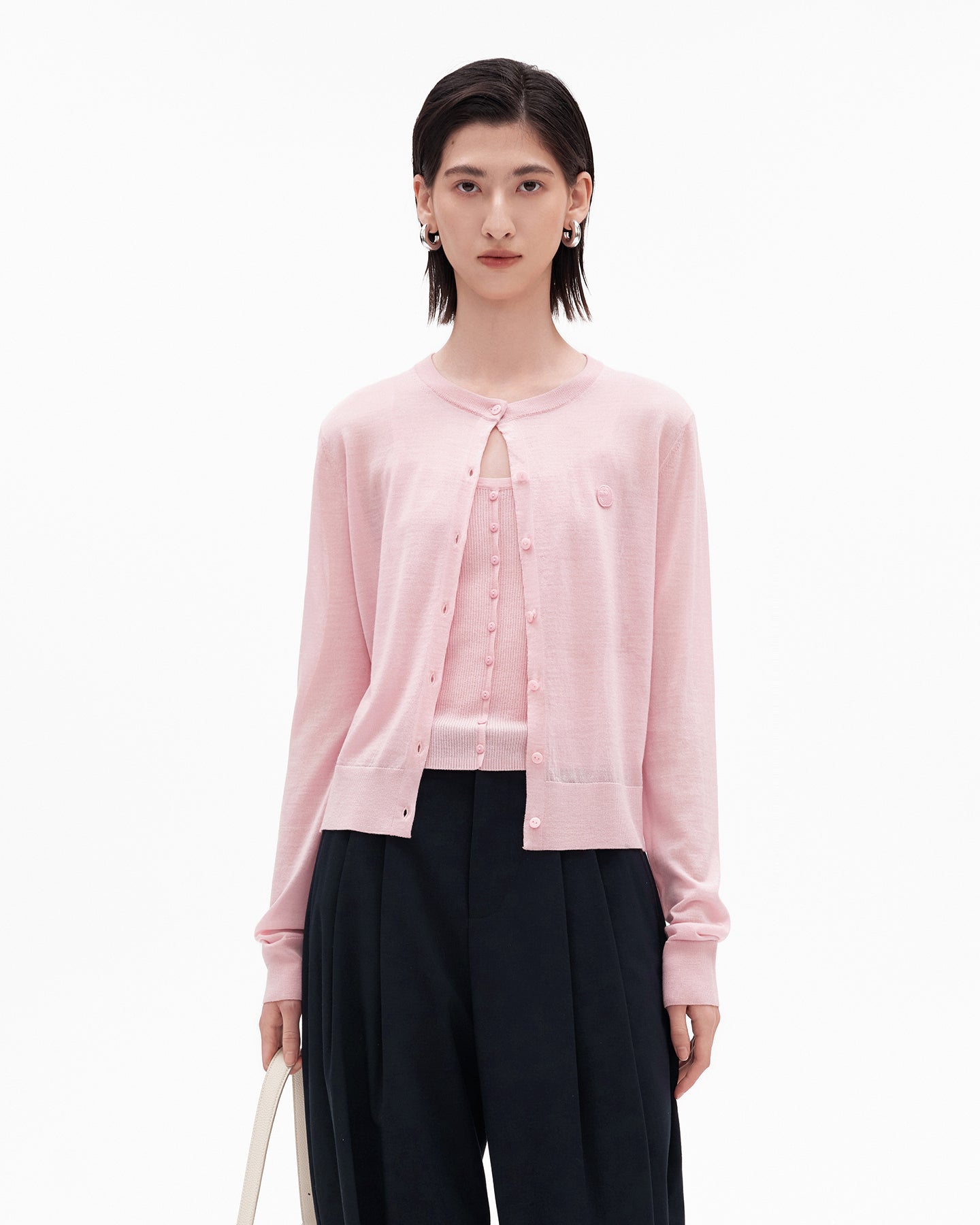 Classic Wool Knit Cardigan