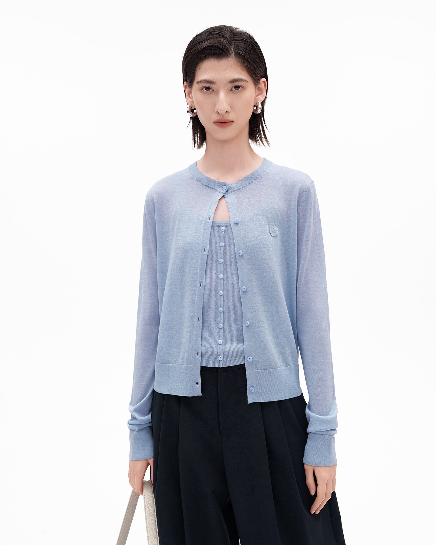 Classic Wool Knit Cardigan