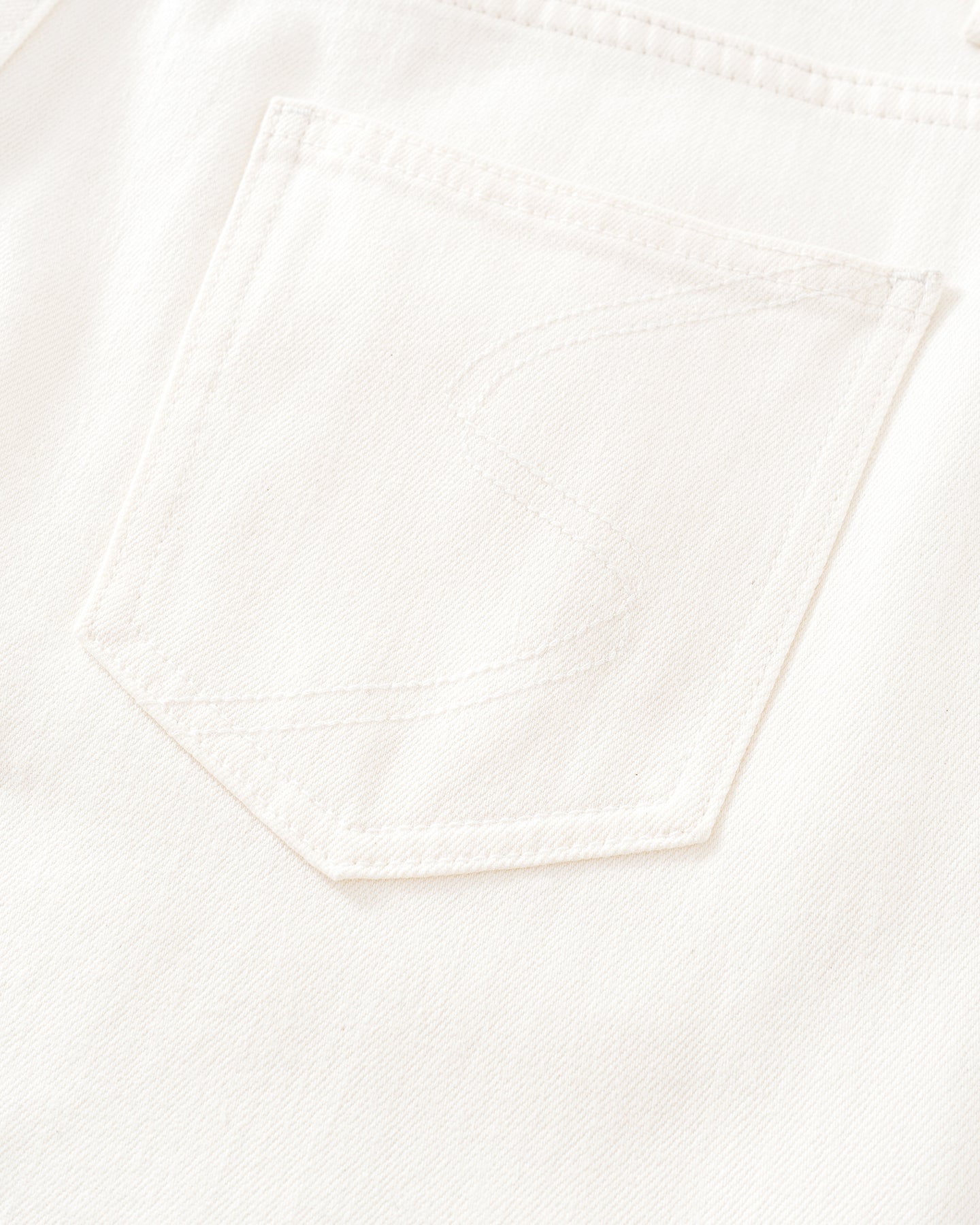 Cotton-Acetate Blend Straight-Leg Jeans