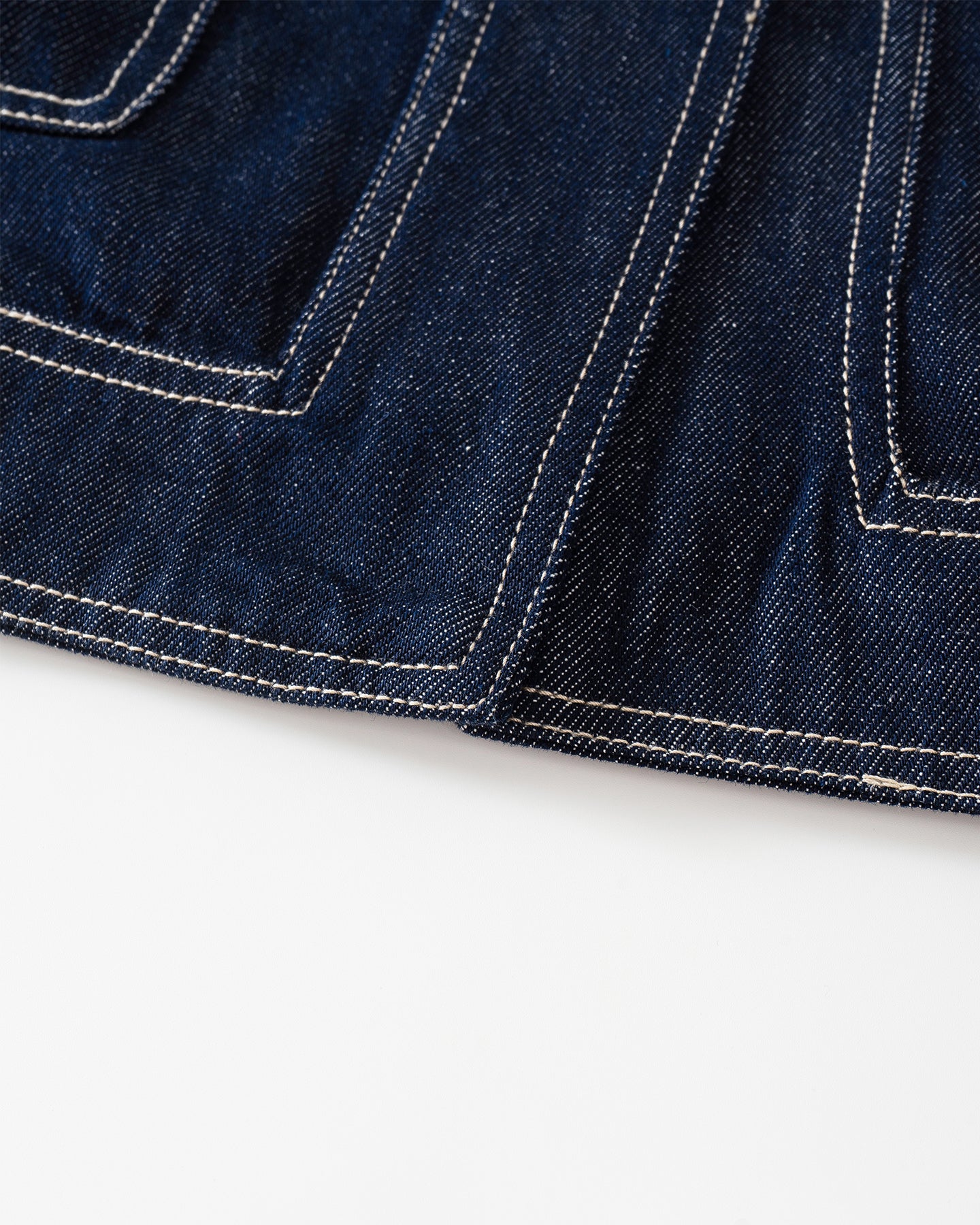 Cotton-Tencel Blend Retro Denim Vest