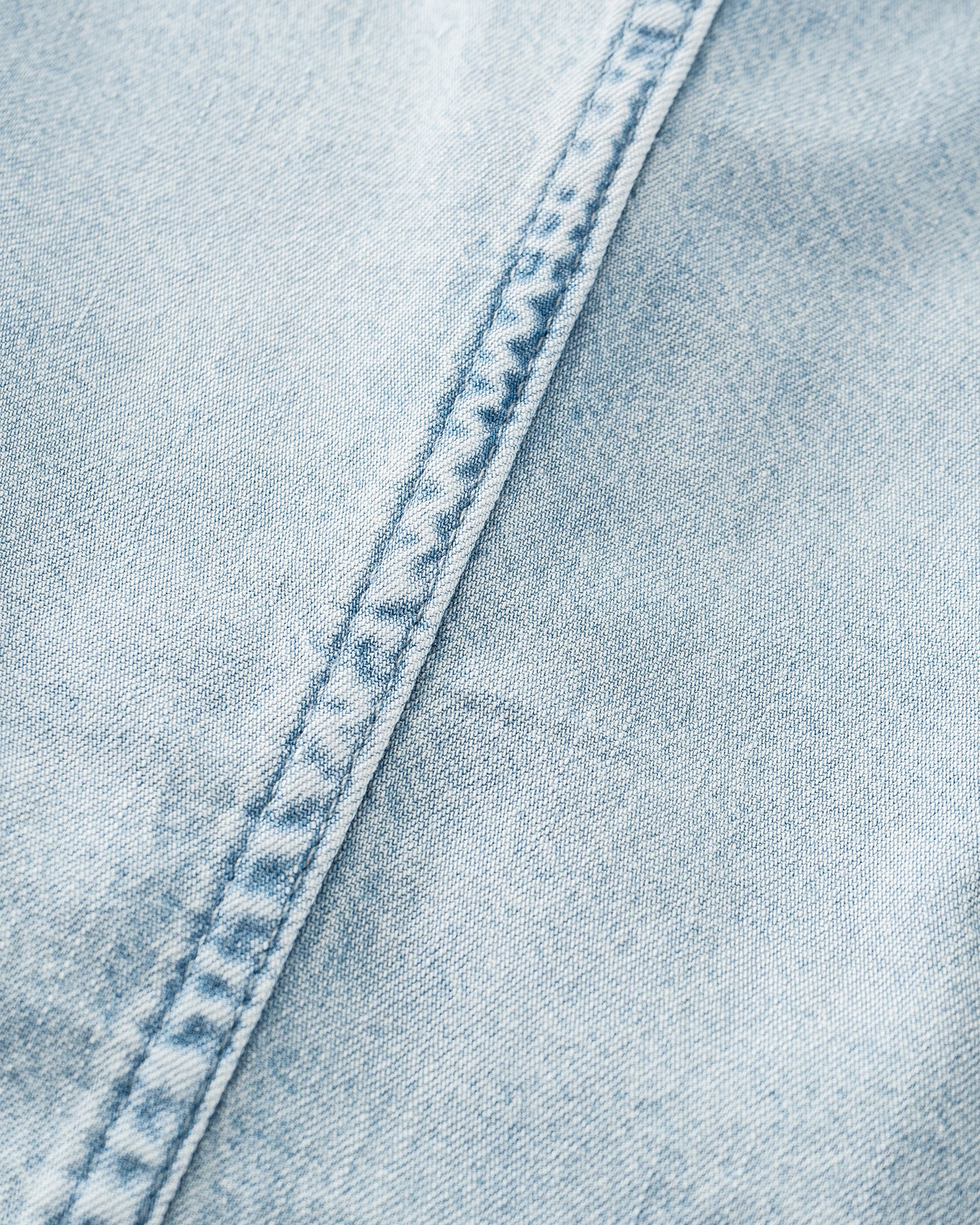 Pure Cotton Vintage Raw Denim-Style Vest & Skirt Set