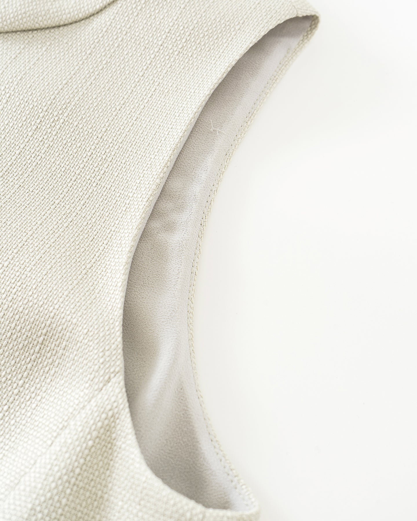 Linen-Look Sleeveless Dress