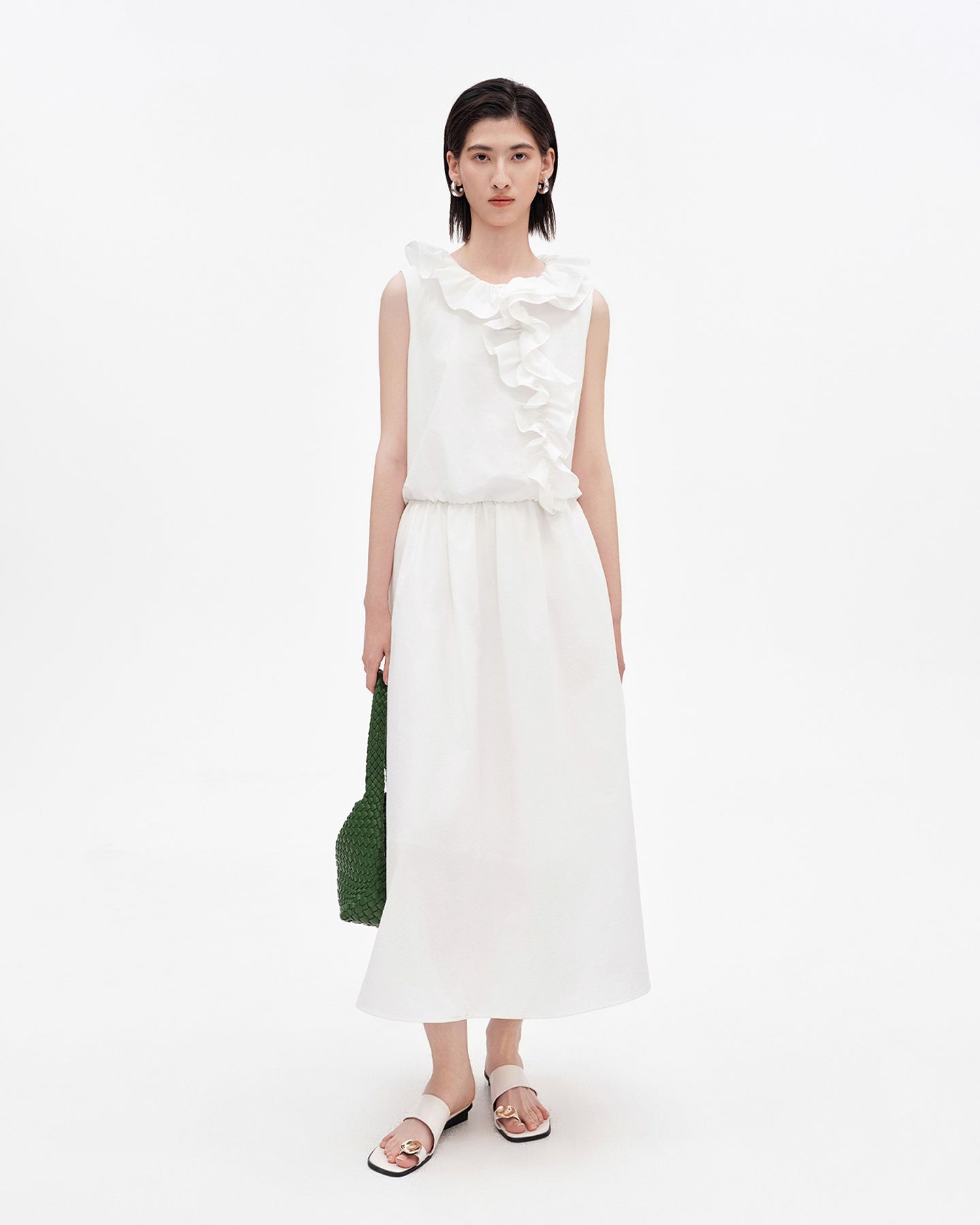 French Elegant Sleeveless Dress