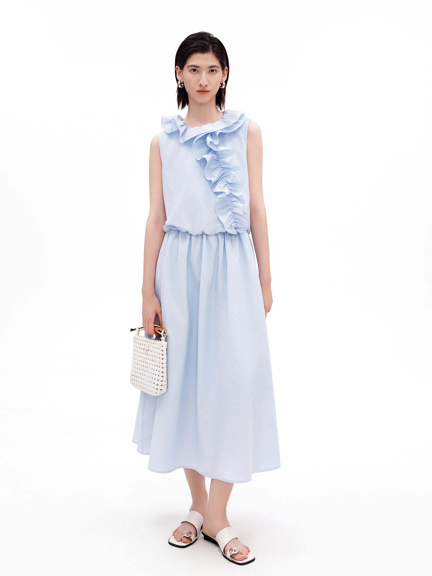 Cotton Blend Dress