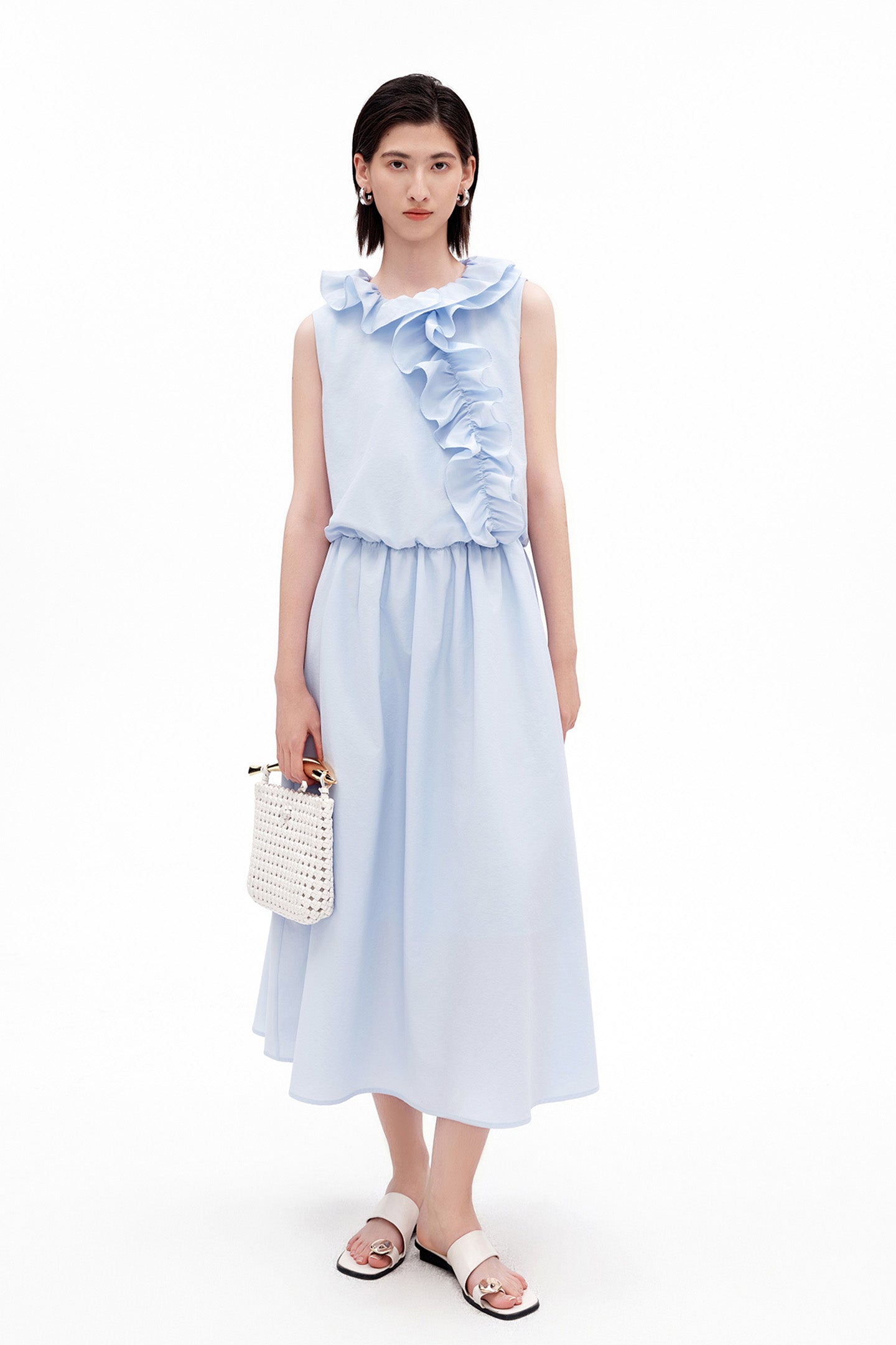 French Elegant Sleeveless Dress