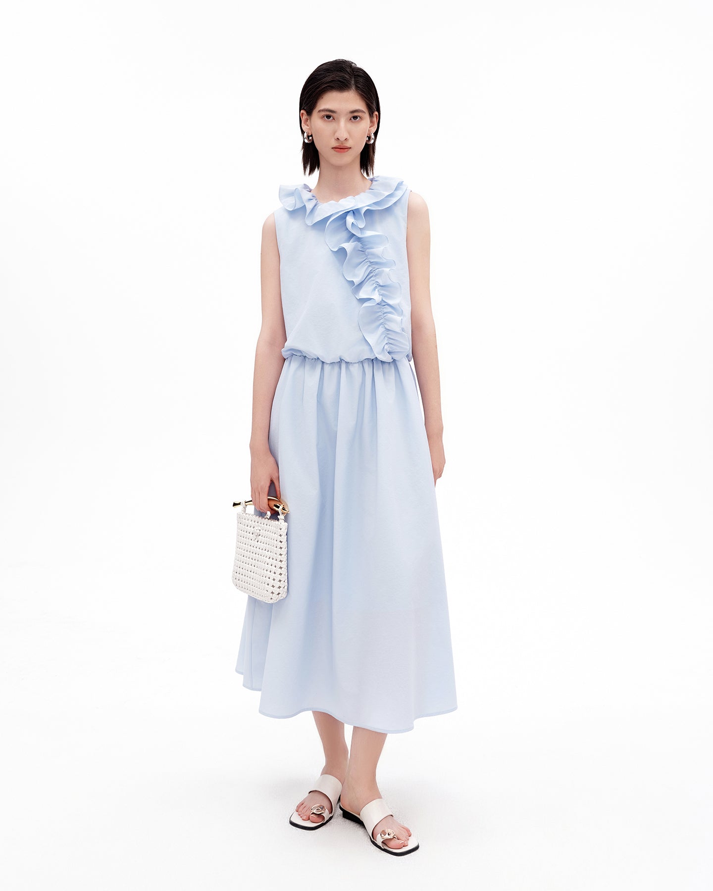 French Elegant Sleeveless Dress