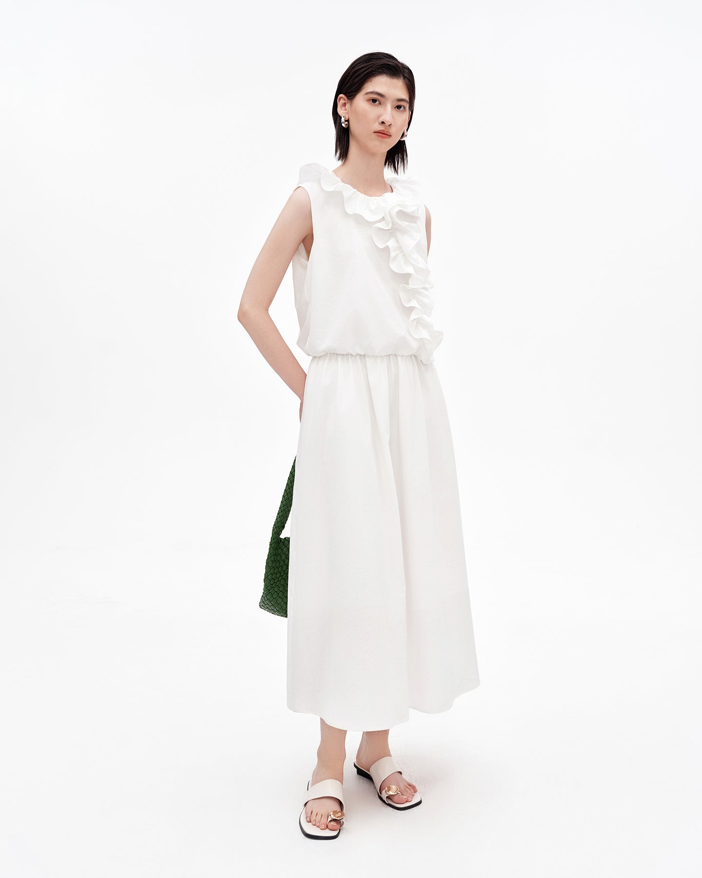 French Elegant Sleeveless Dress