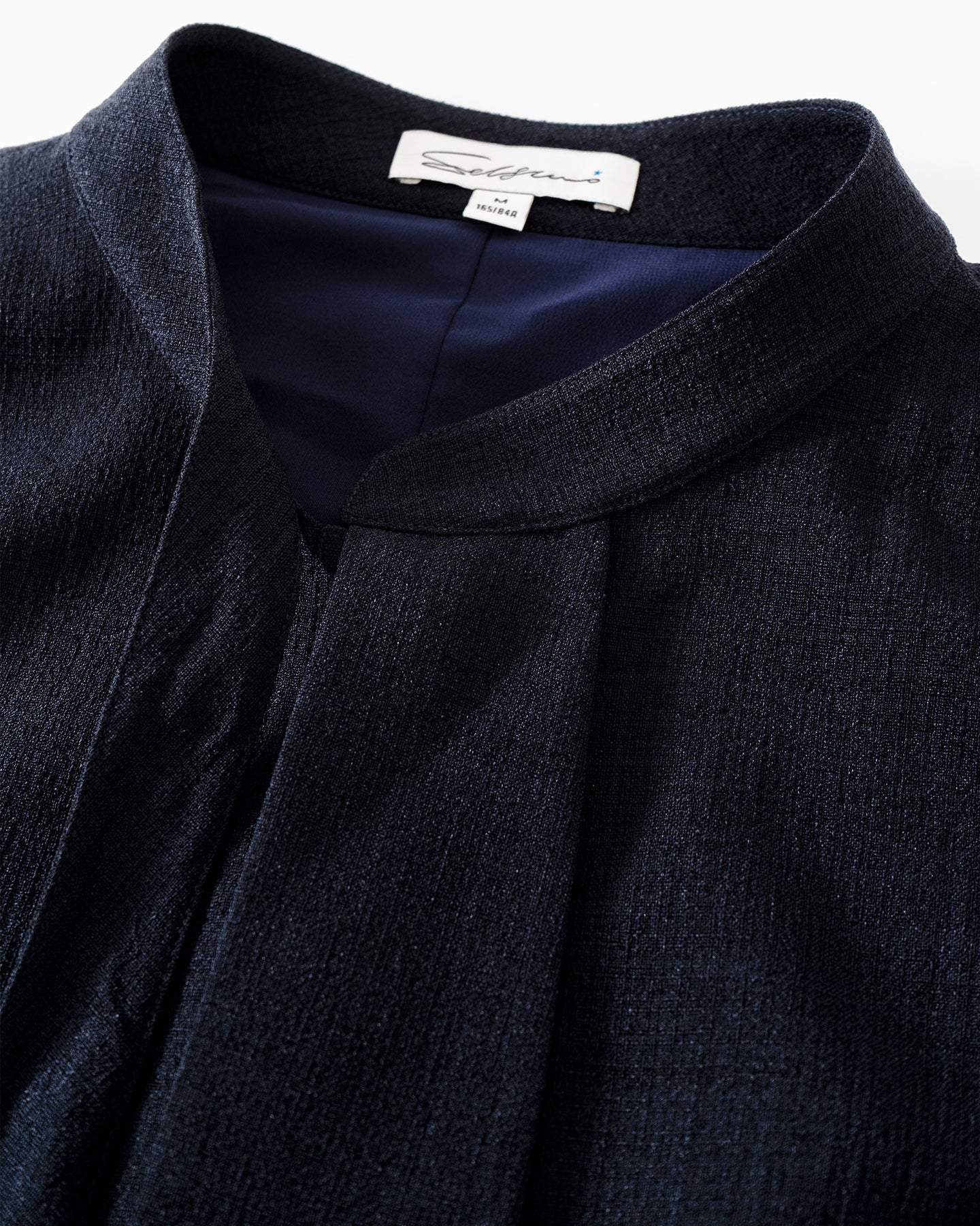 Linen-Look Pleated Dress