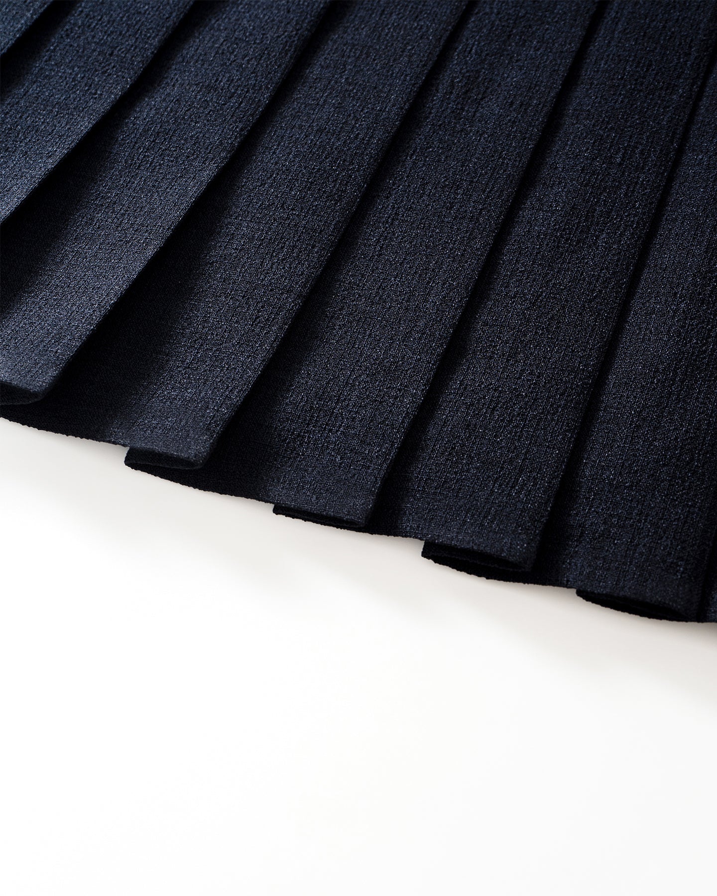 Linen-Look Pleated Dress