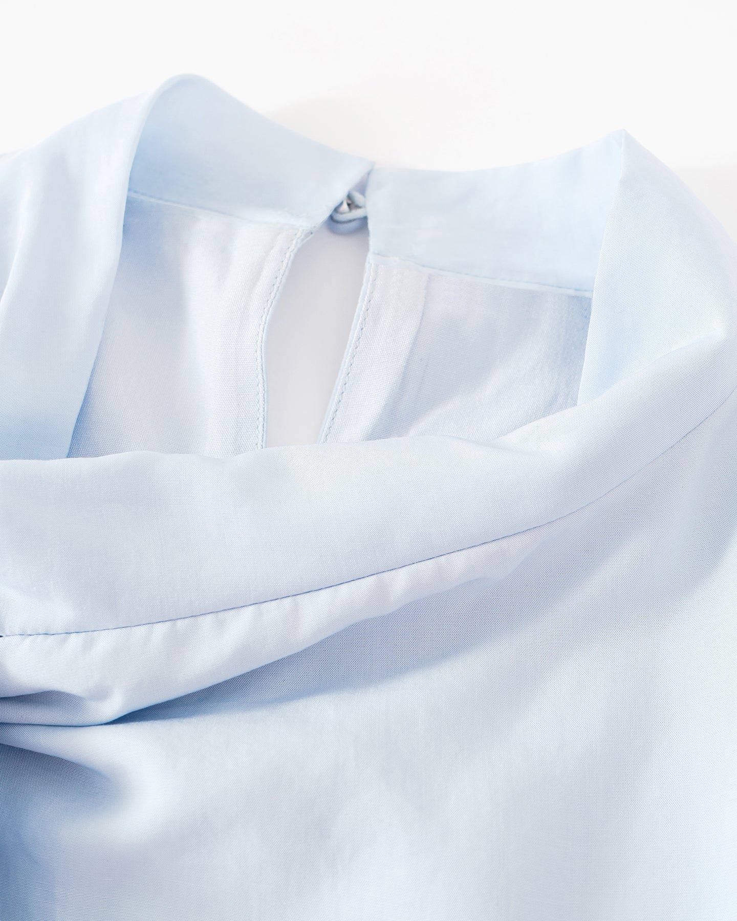 Lyocell Draped Cowl-Neck Dress