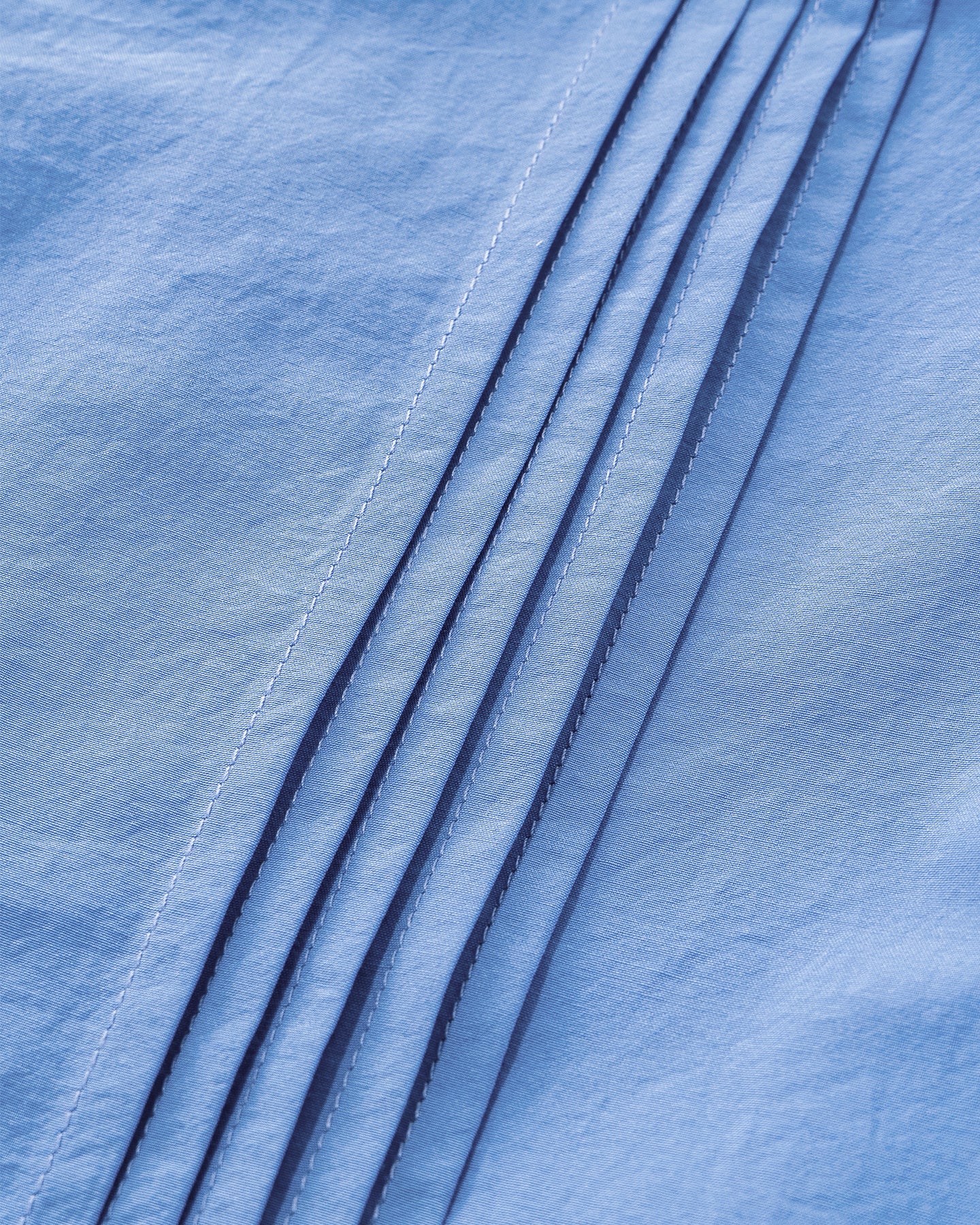 Cotton blend A-line straight dress