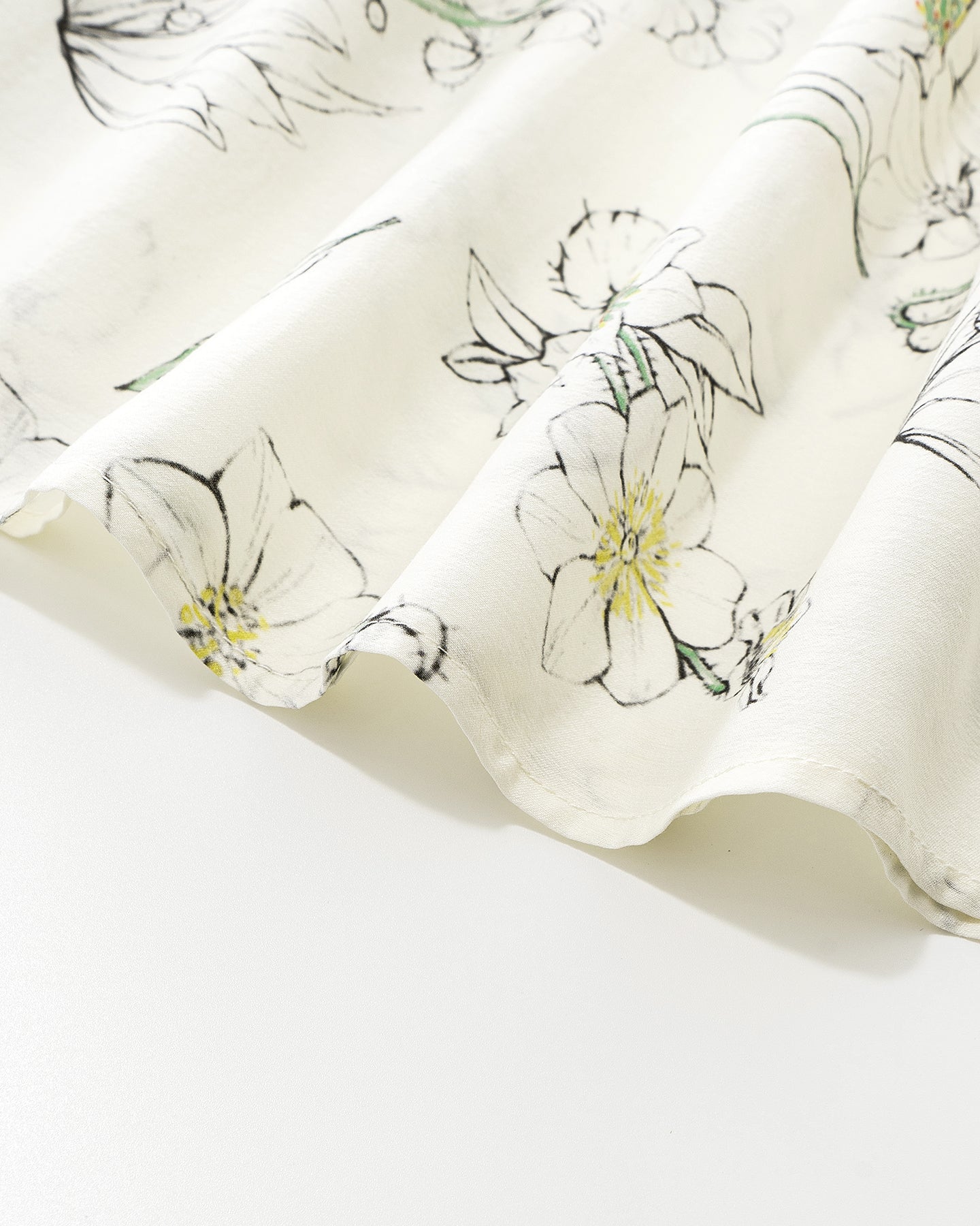 Printed Acetate-Blend Dress