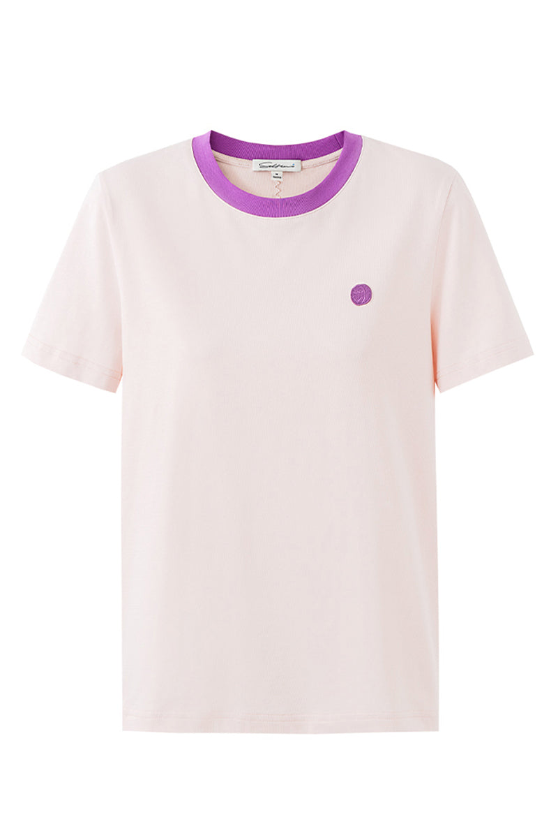Smiley Wardrobe Contrast Short Sleeve