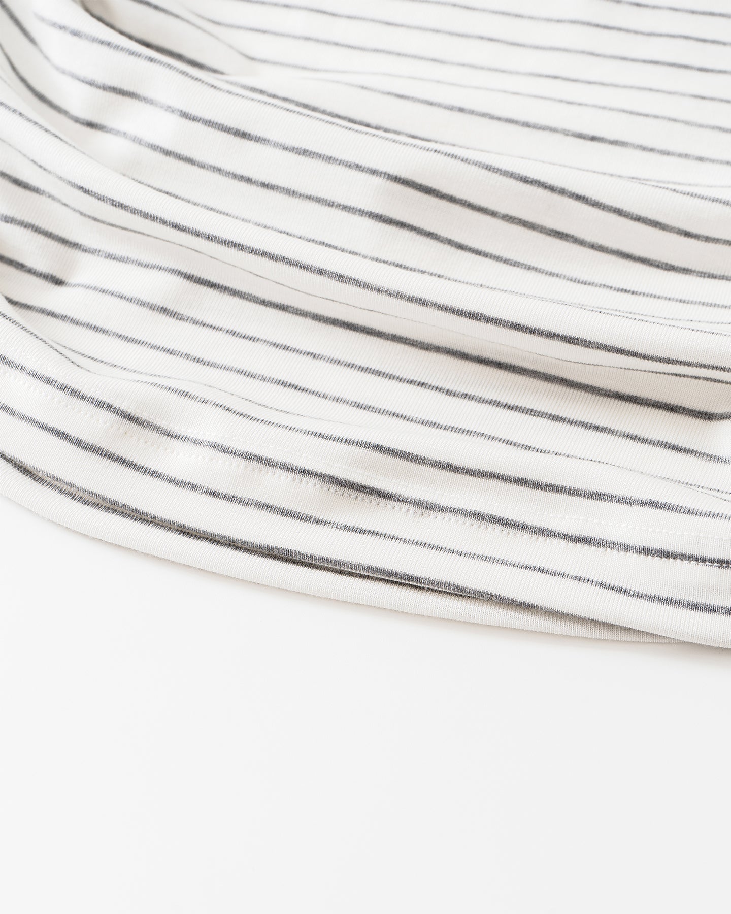 Irregular Striped Short-Sleeve Top