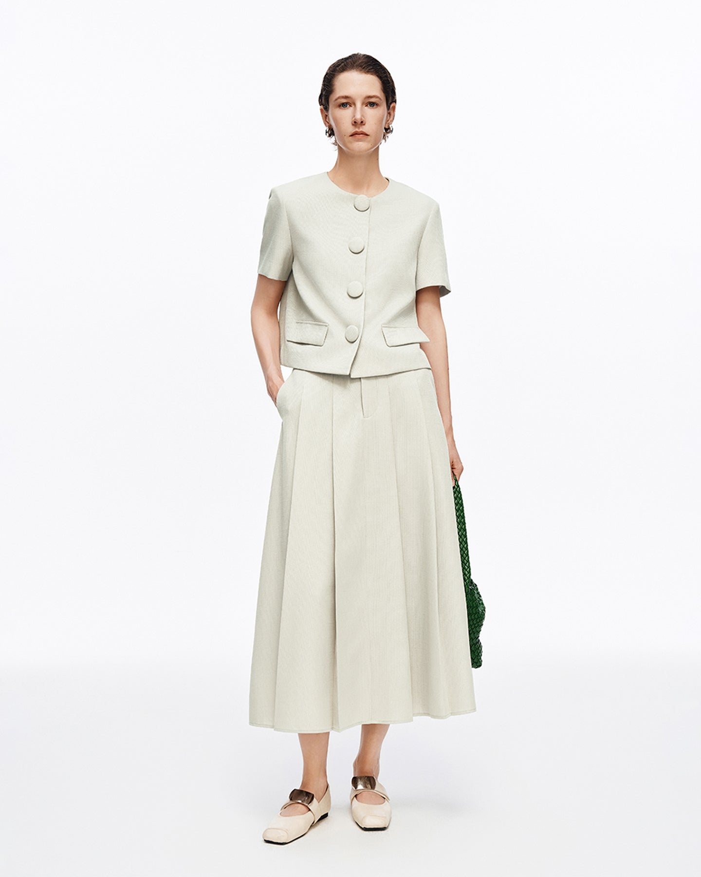 Imported Linen-Look "Old Money" Style Suit