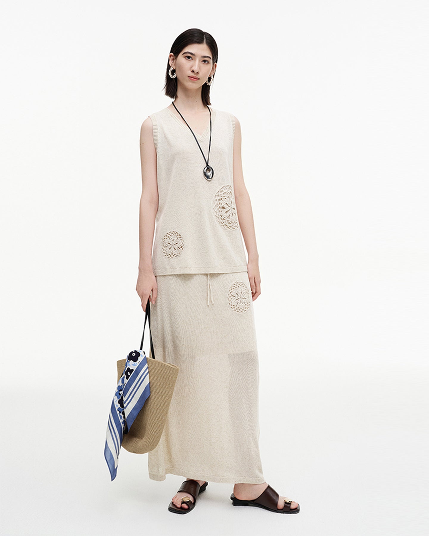 Selfwho Meconopsis Series Lyselle Vest & Skirt