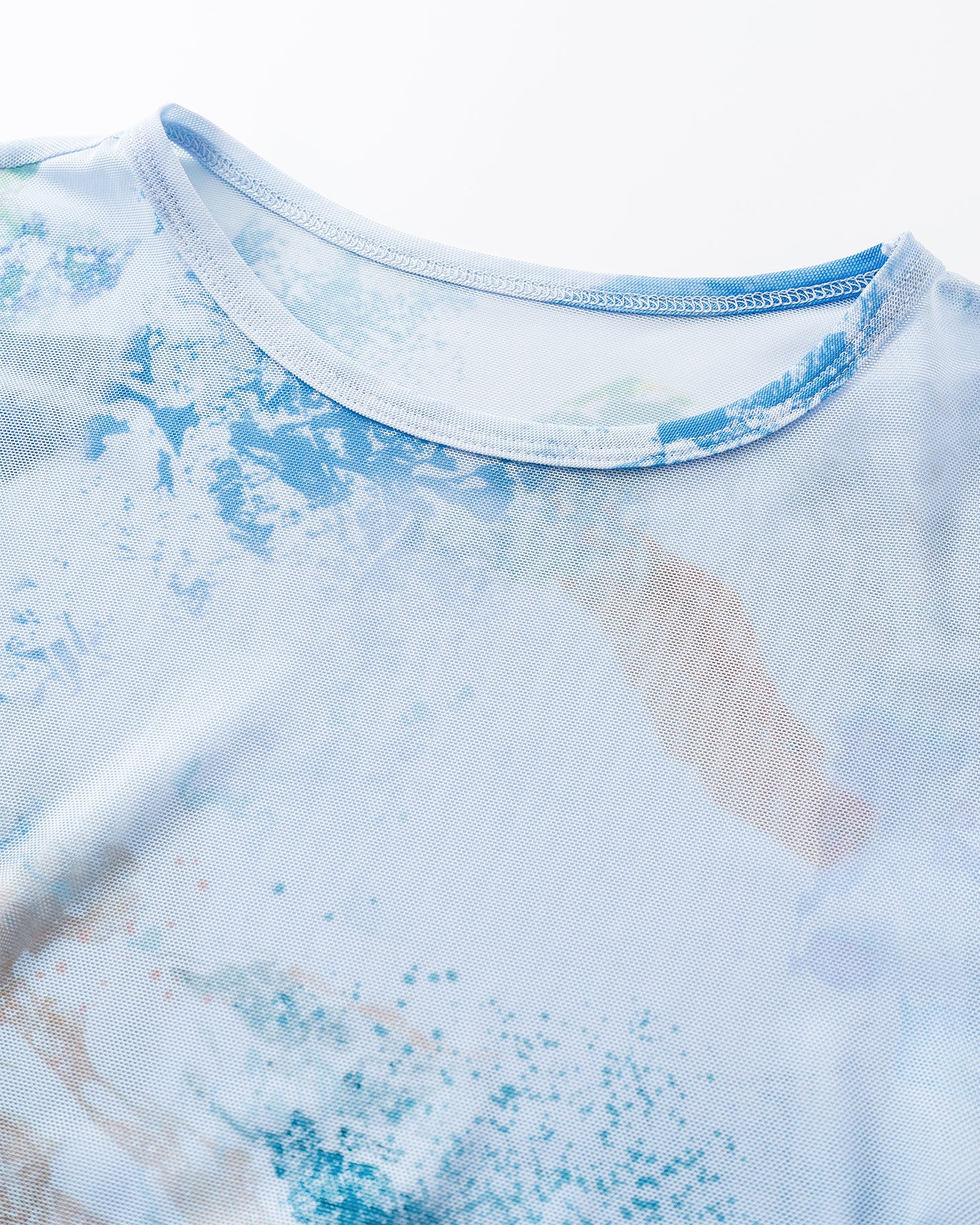 Meconopsis series printed bottoming shirt