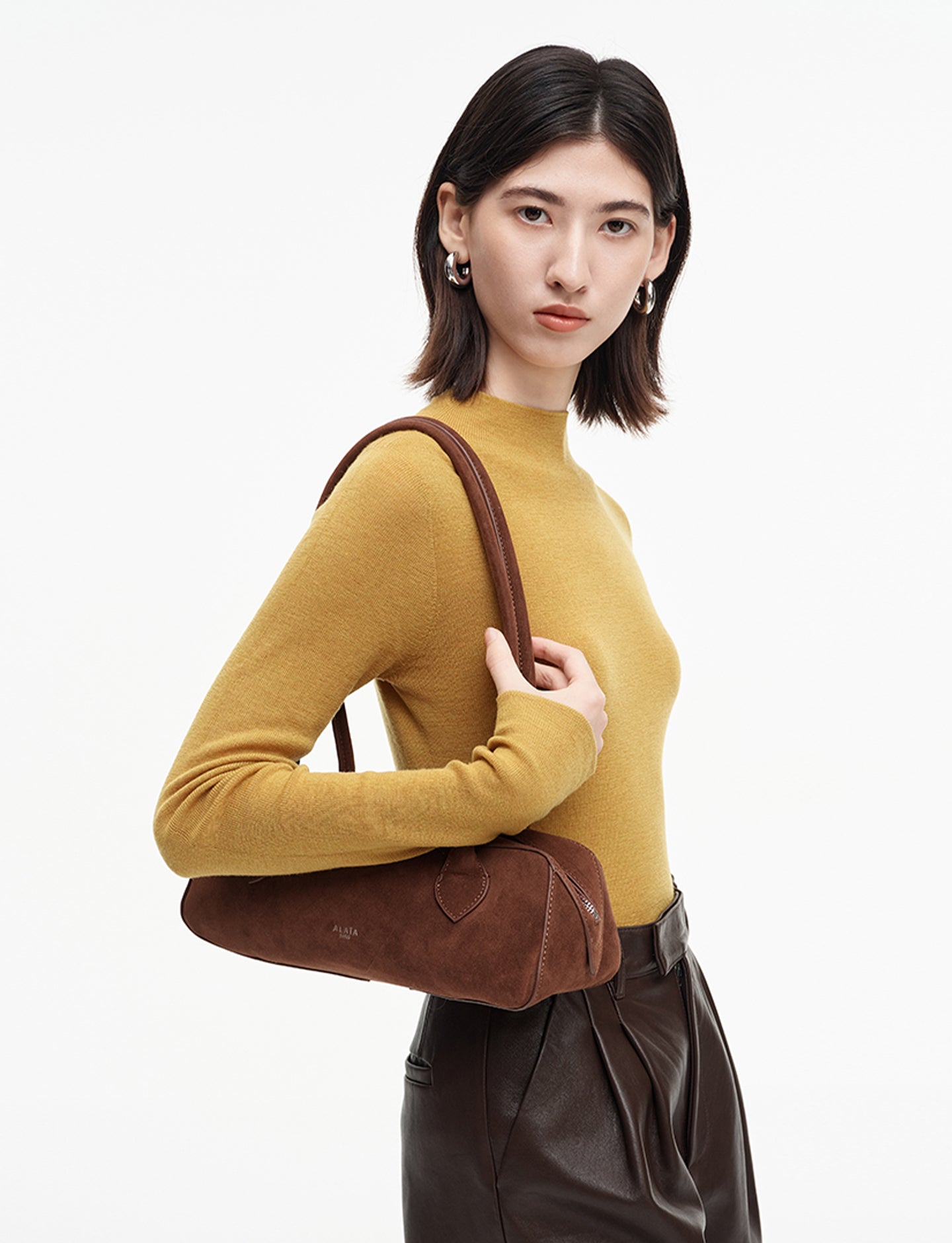 Merino Wool Half Turtleneck Sweater