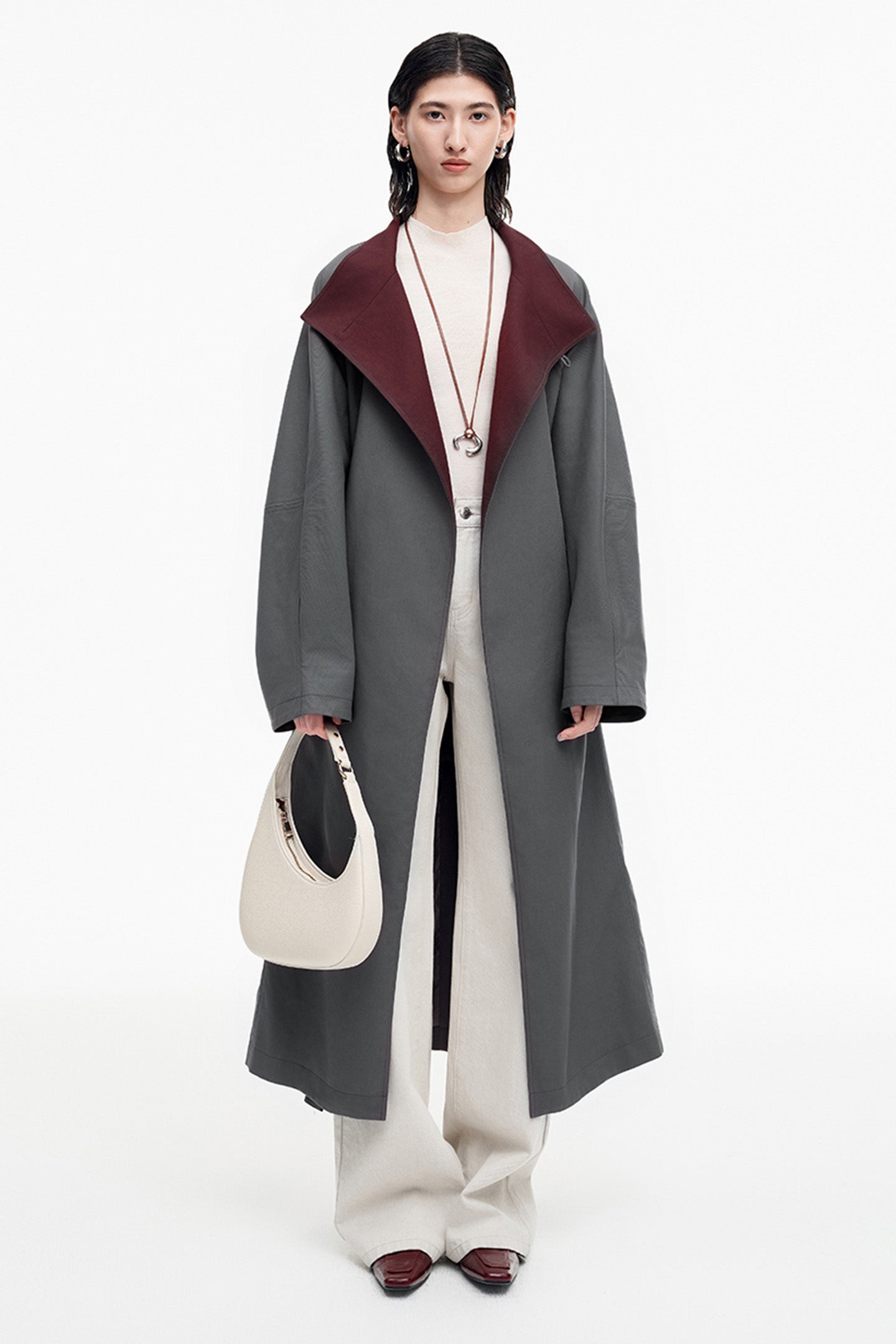 SELFWHO Cotton Blend Double-Faced Coat