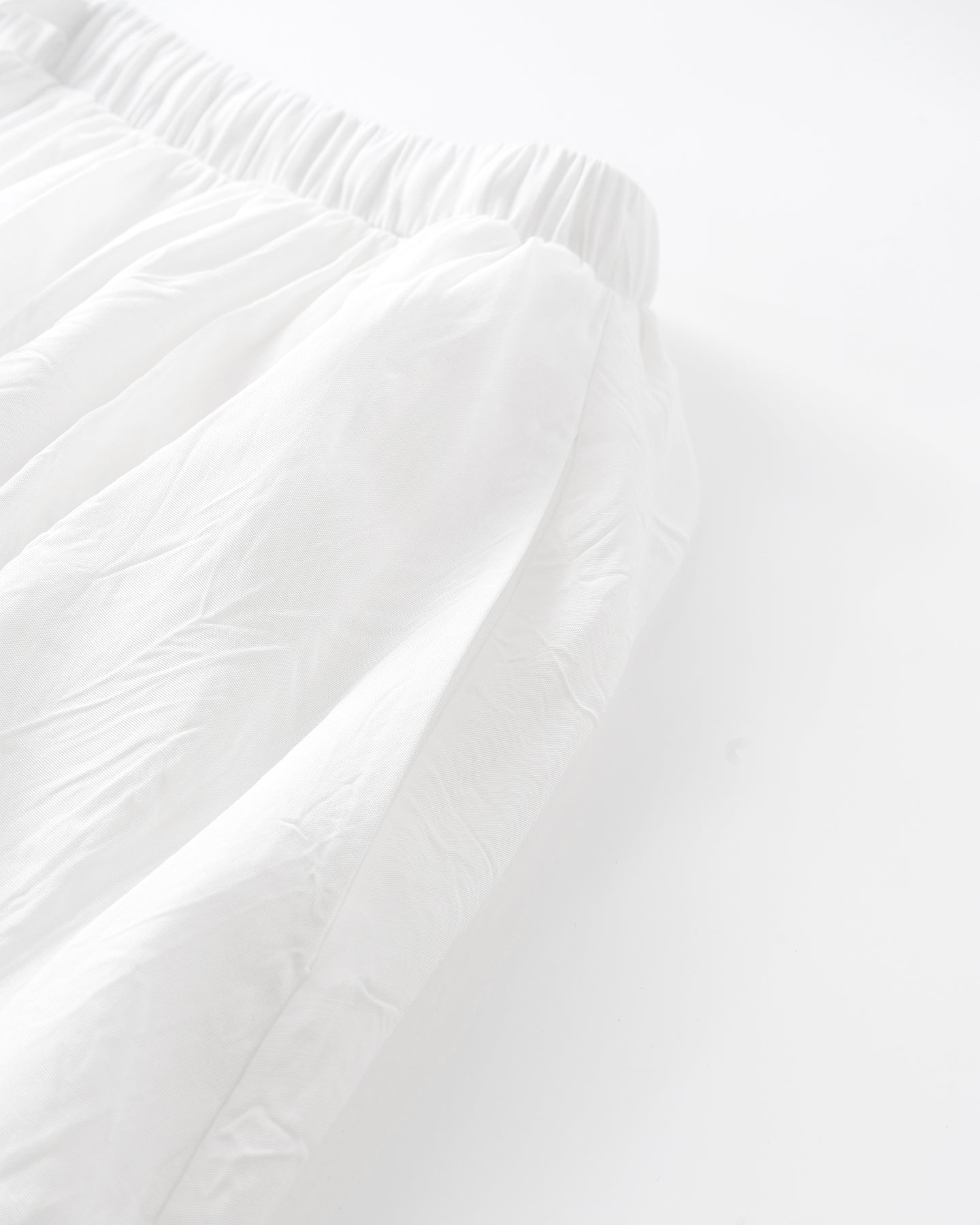 Meconopsis series pleated drawstring skirt