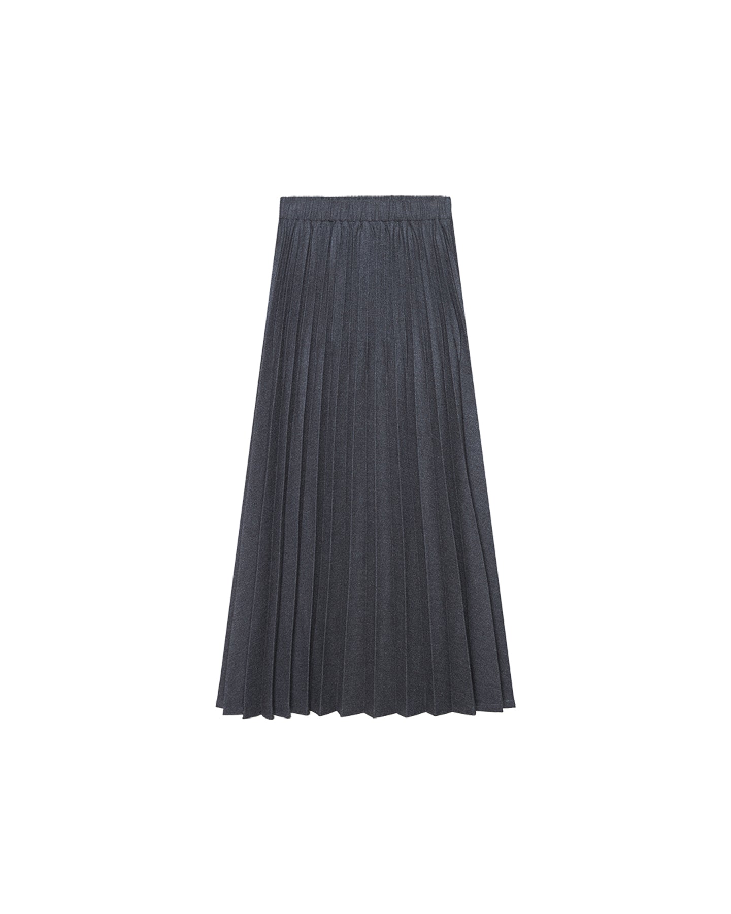Heavy three-Dimensional Double Pleated Skirt