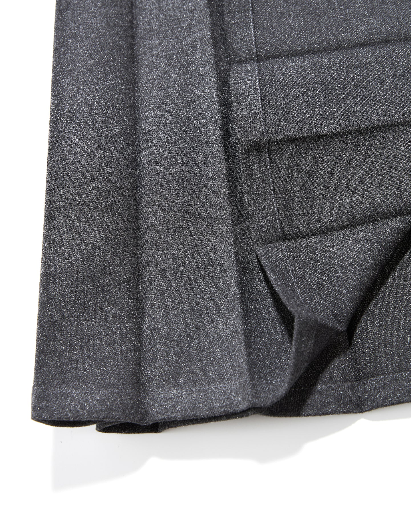 Heavy three-Dimensional Double Pleated Skirt