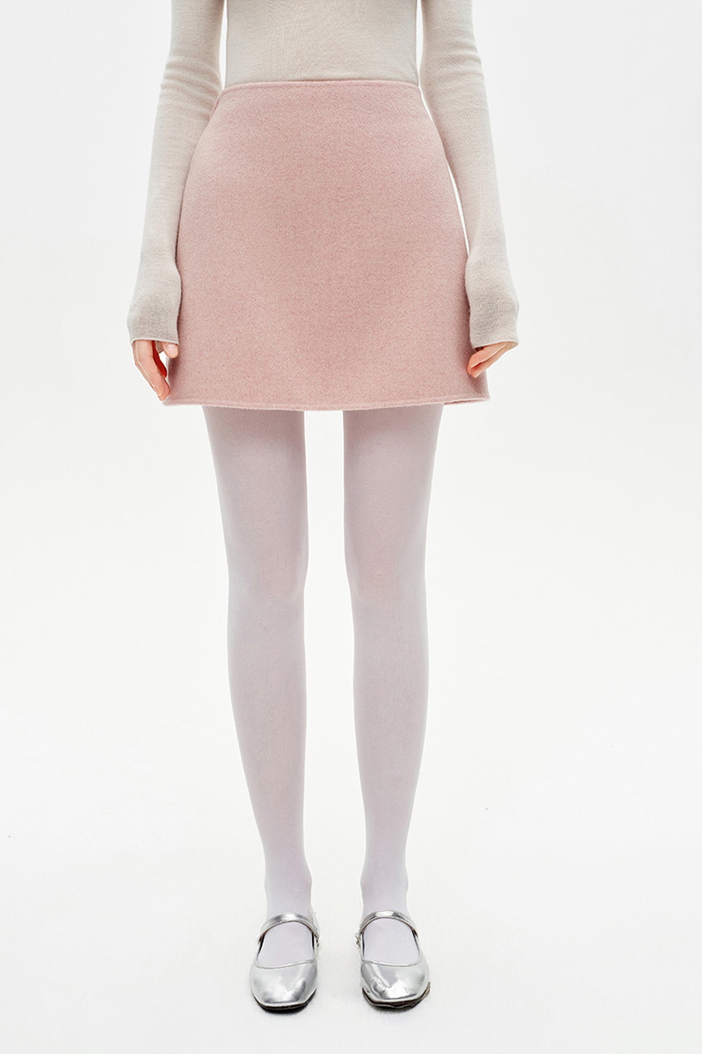 Wool-Blend Skirt