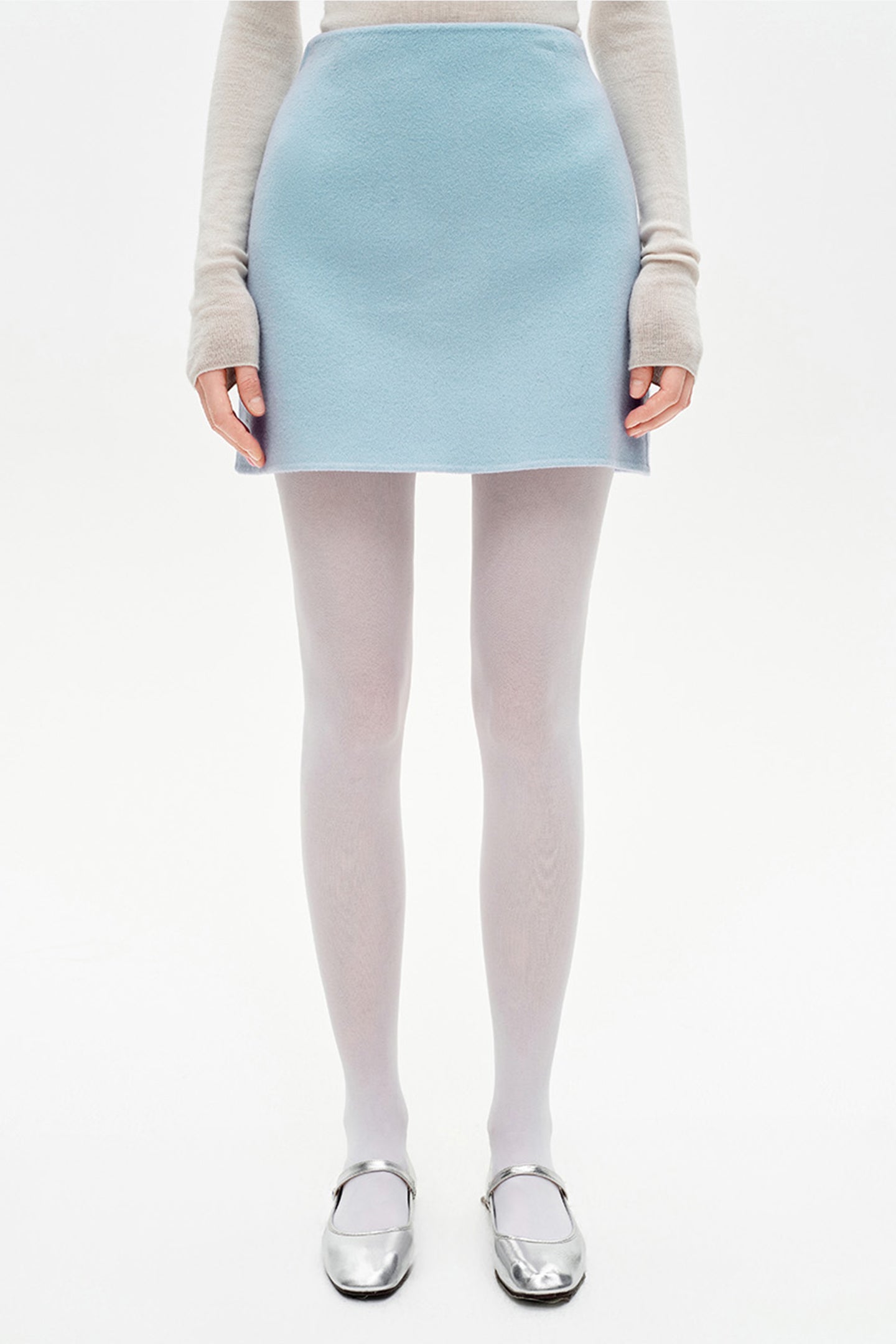 Wool-Blend Skirt