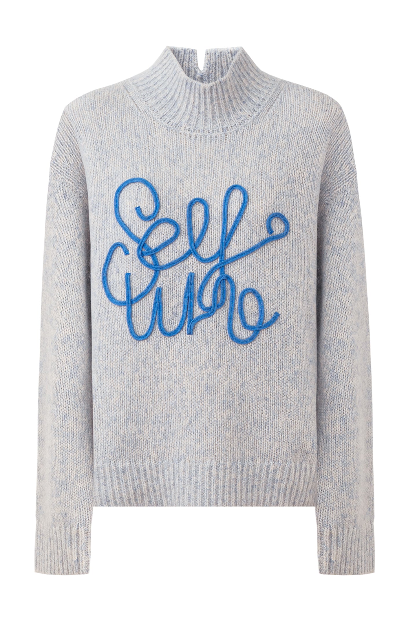 SELFWHO Wool Turtleneck Sweater