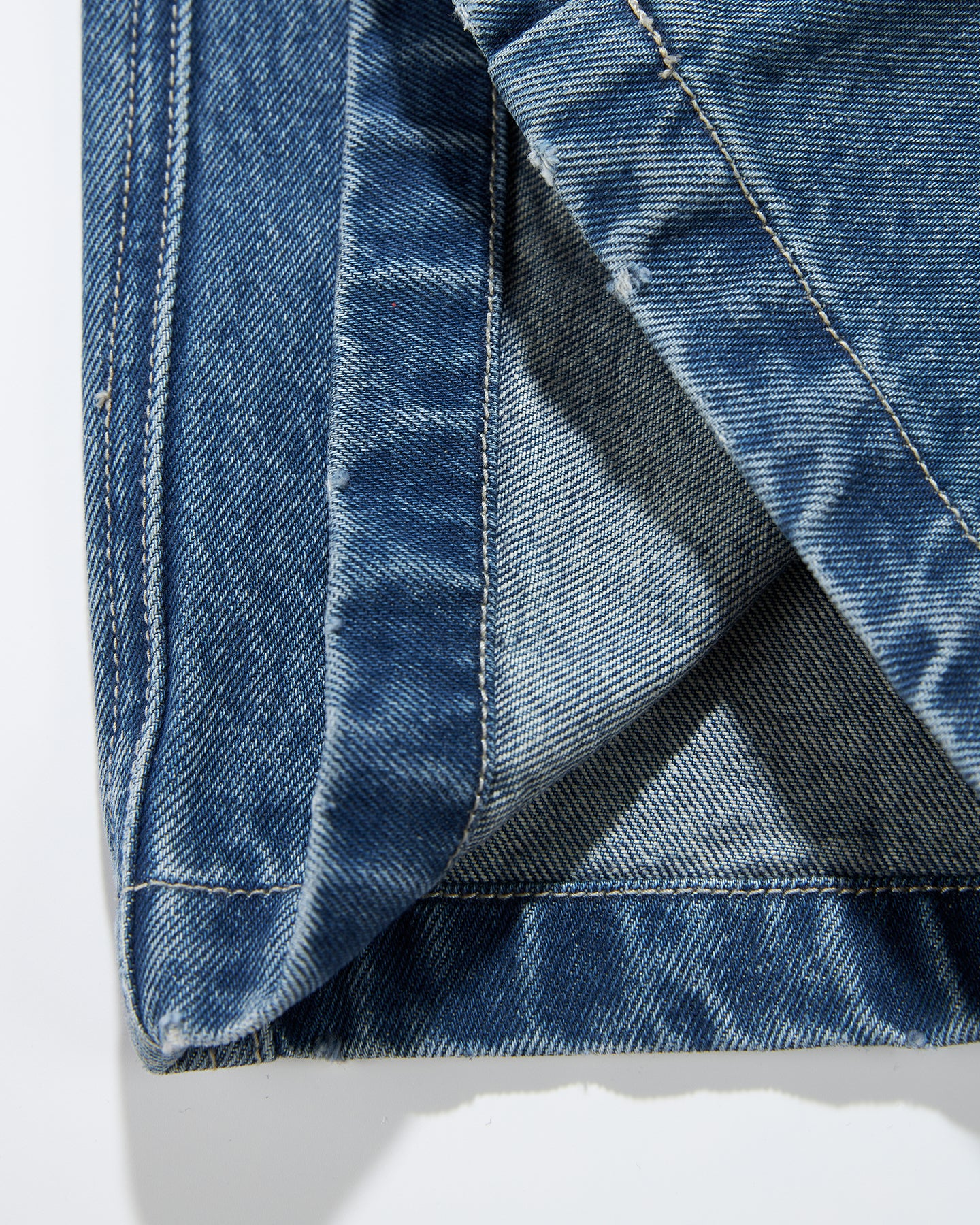 Vintage floral washed jeans