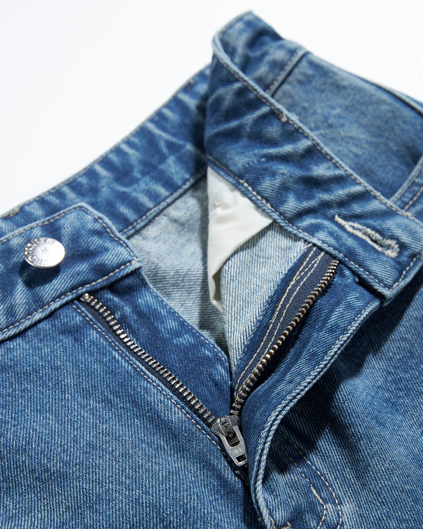 Vintage floral washed jeans