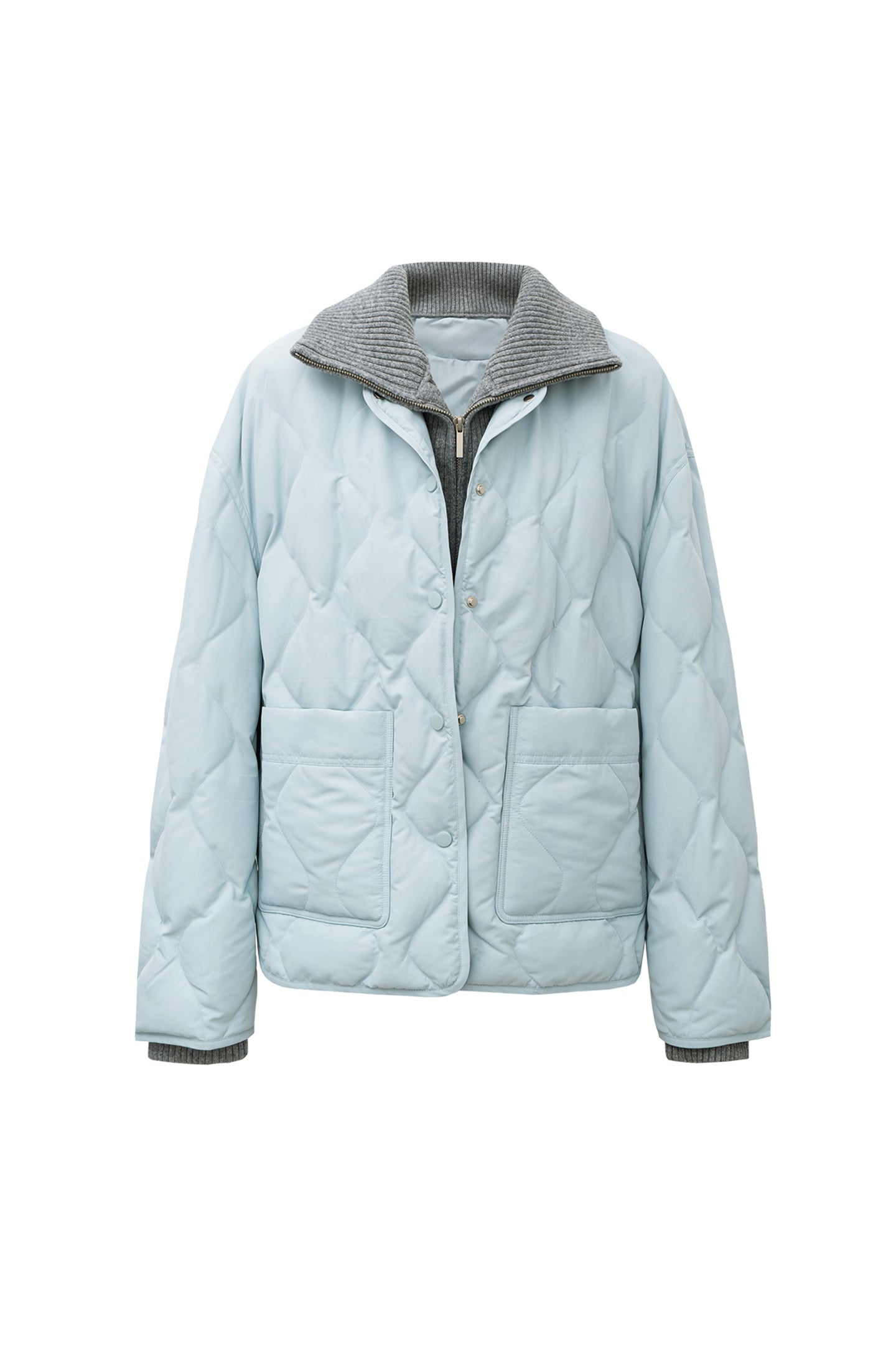 SELFWHO Collared Down Jacket