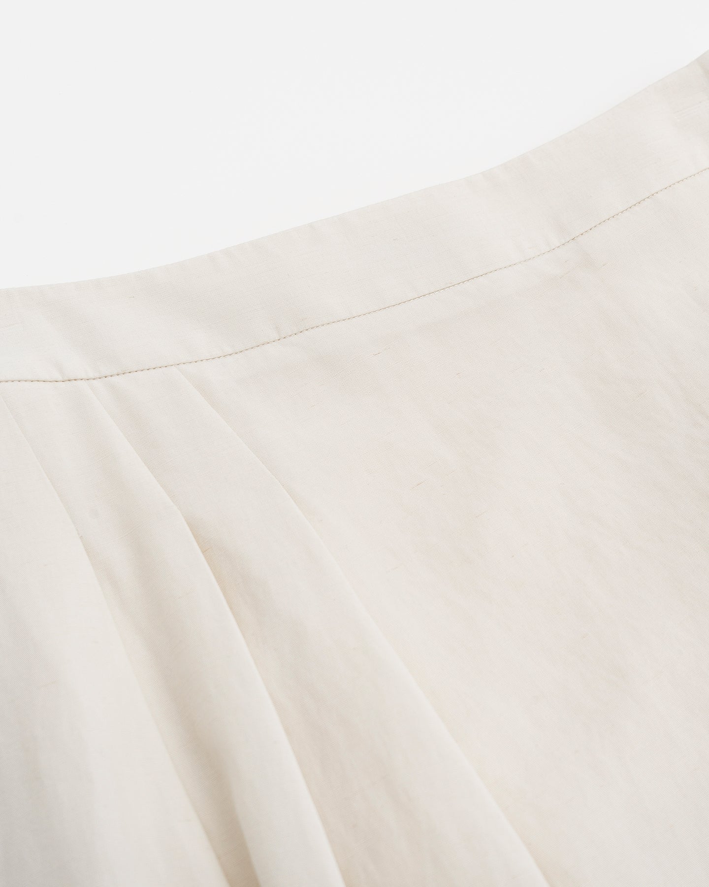 Lyocell Blend Asymmetric Bud Skirt