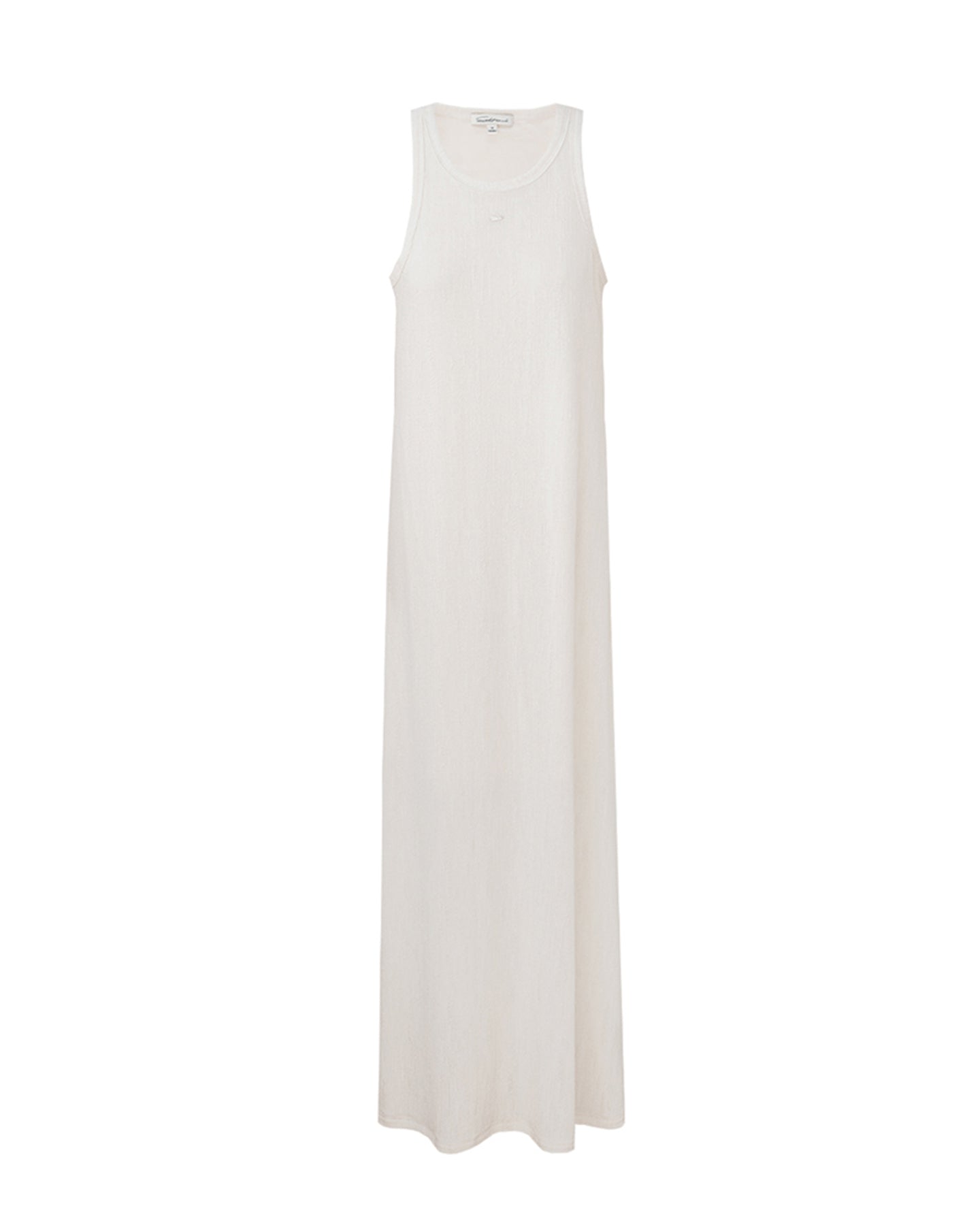 Acetate blend solid color oil painting style texture knit dress