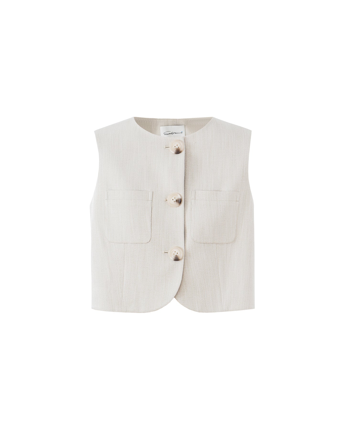 Lyocell Acetate Blended Vest For Women + Shorts