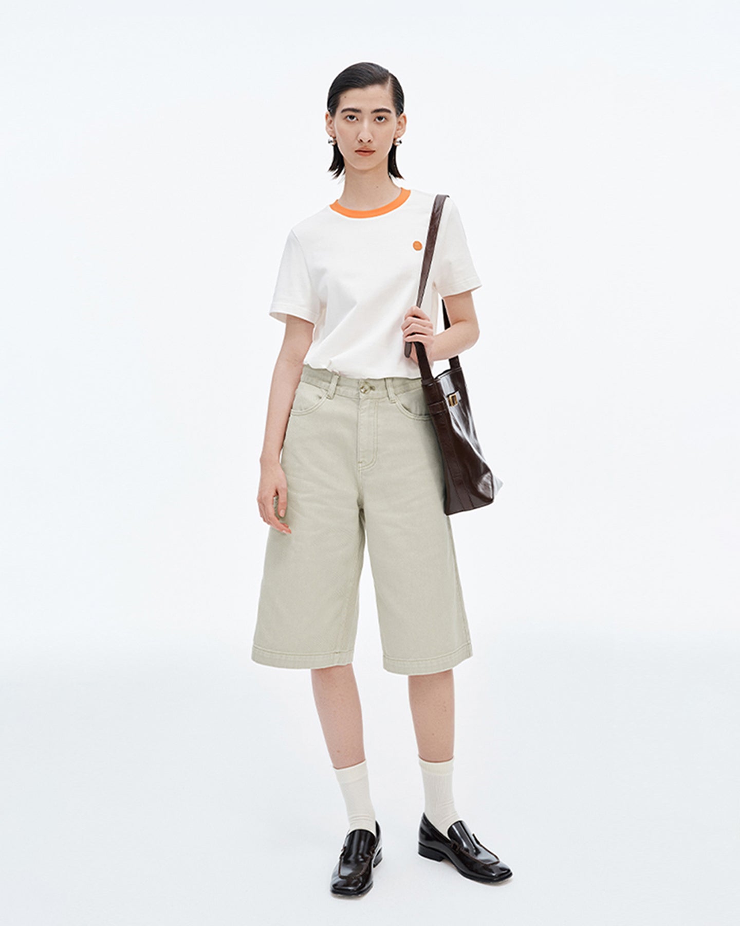Smiley Wardrobe Contrast Short Sleeve
