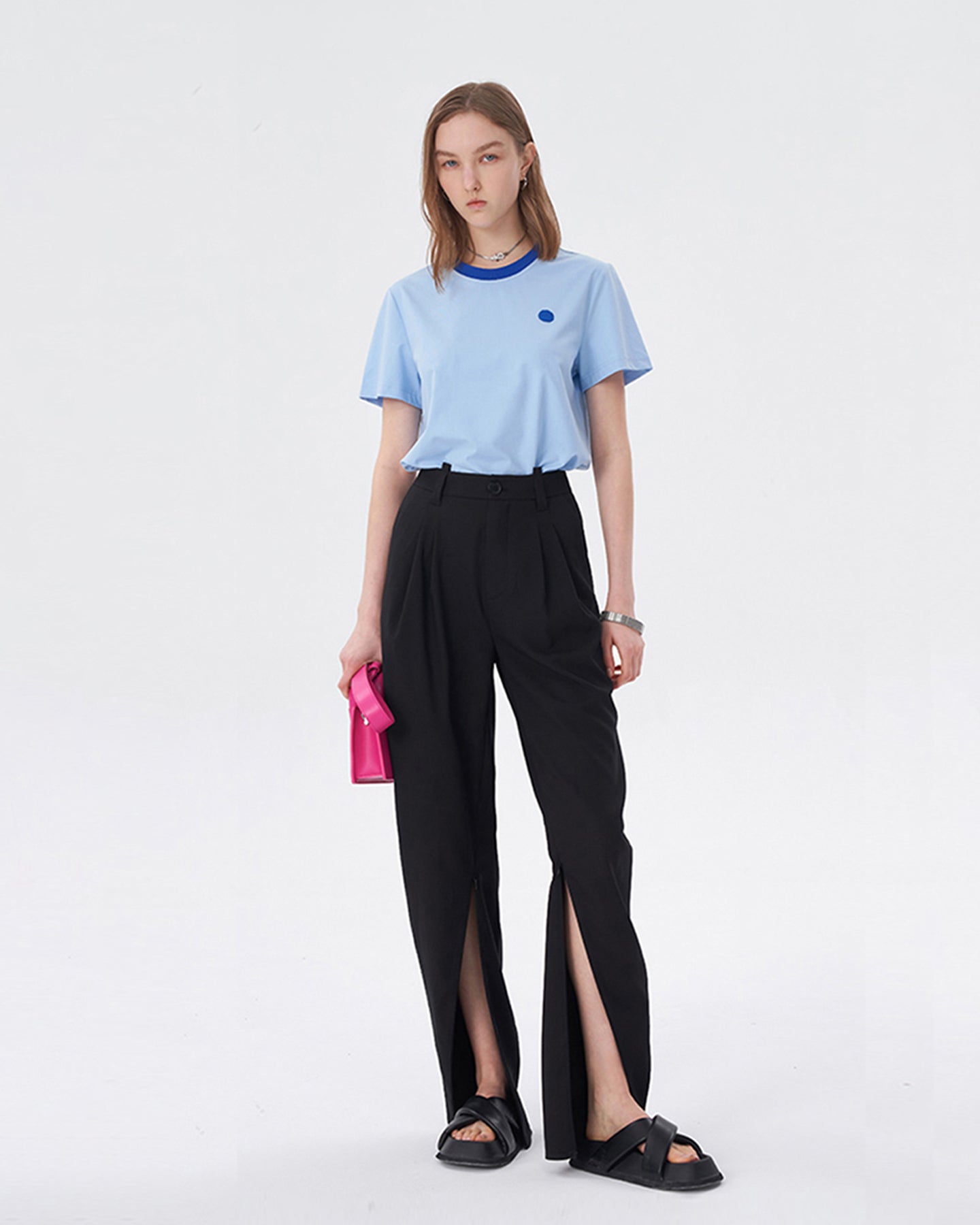 Smiley Wardrobe Contrast Short Sleeve