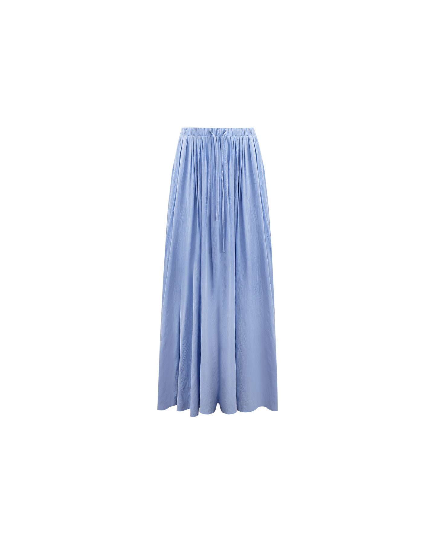 Meconopsis series pleated drawstring skirt