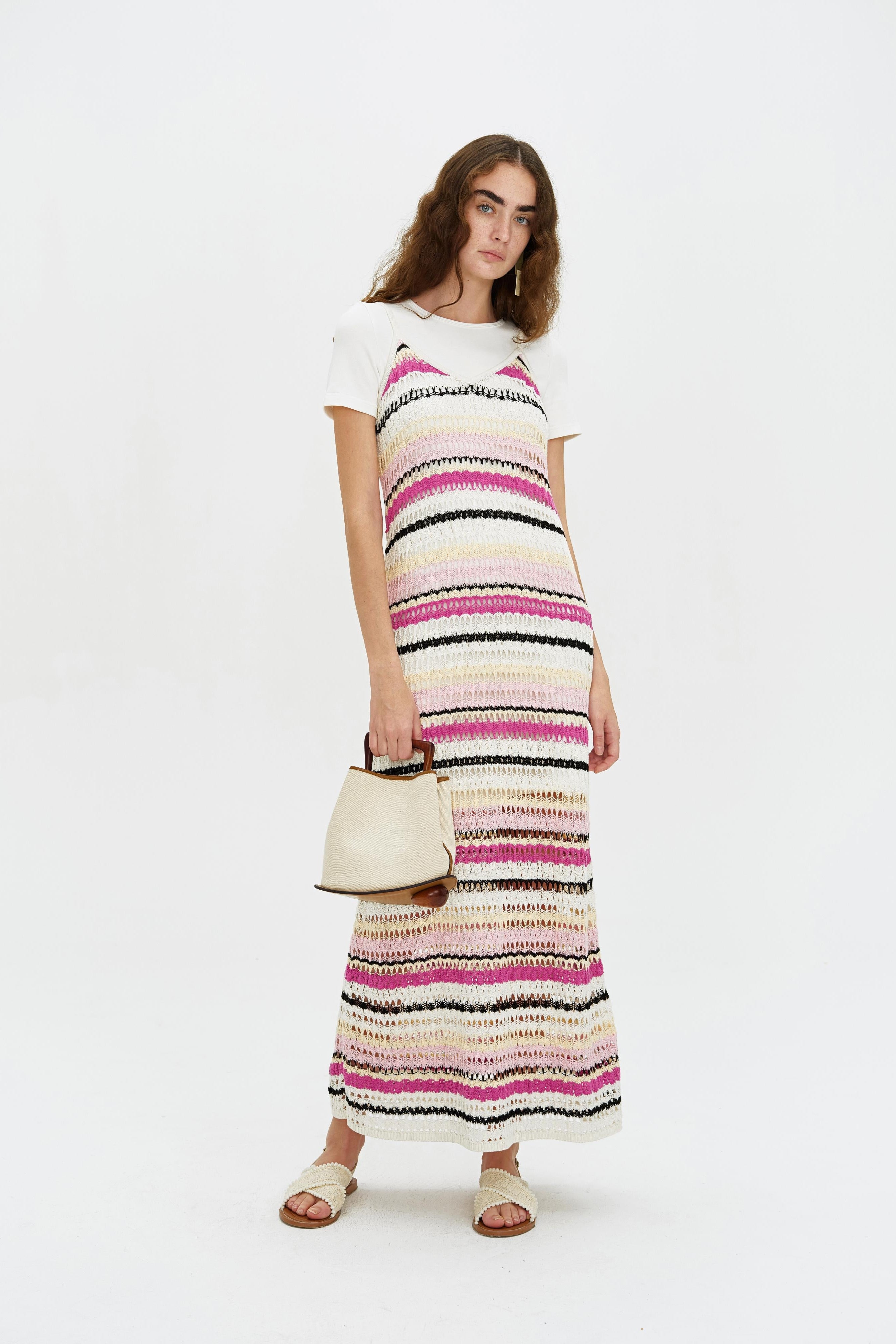 Knitted Striped Dress