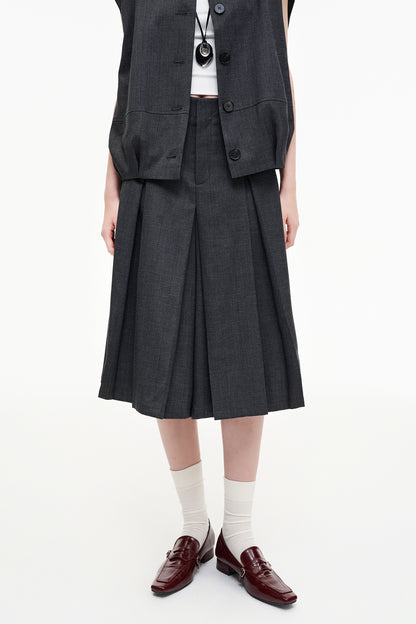 SELFWHO Classic High-Intelligence Jacket, Five-Point Skirt Suit